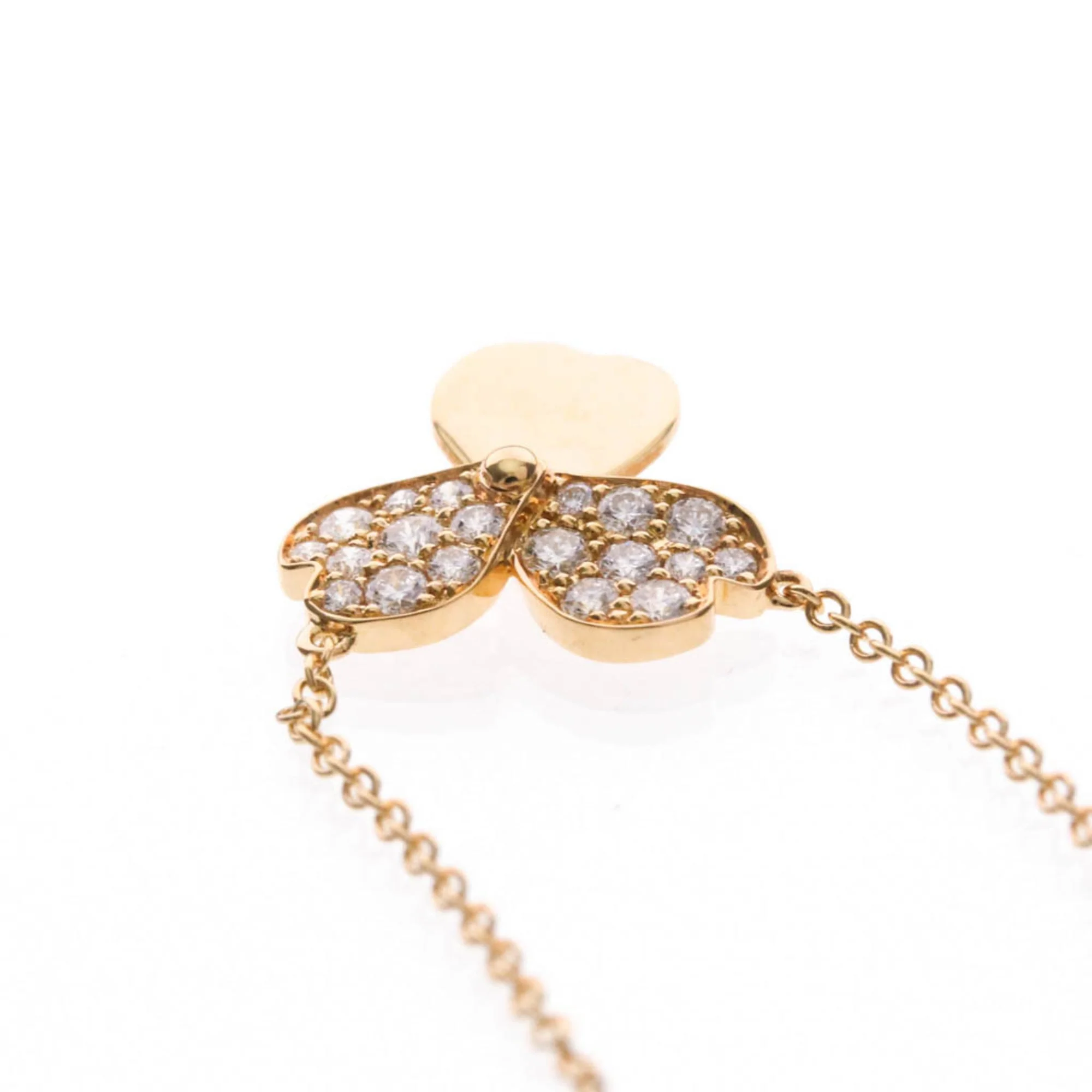 Pendant Necklace 18K Rose Gold with Diamond - Image 6