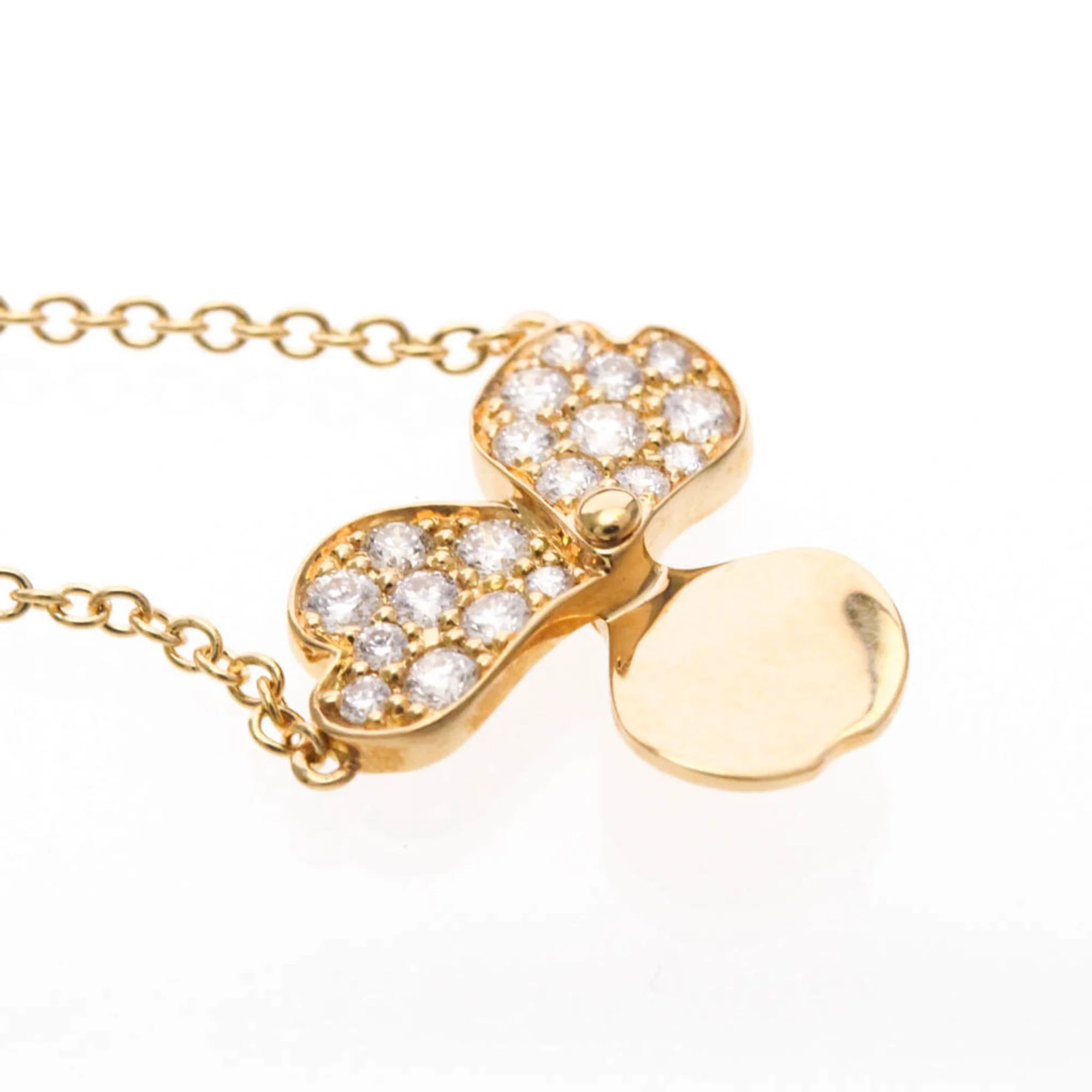 Pendant Necklace 18K Rose Gold with Diamond - Image 7