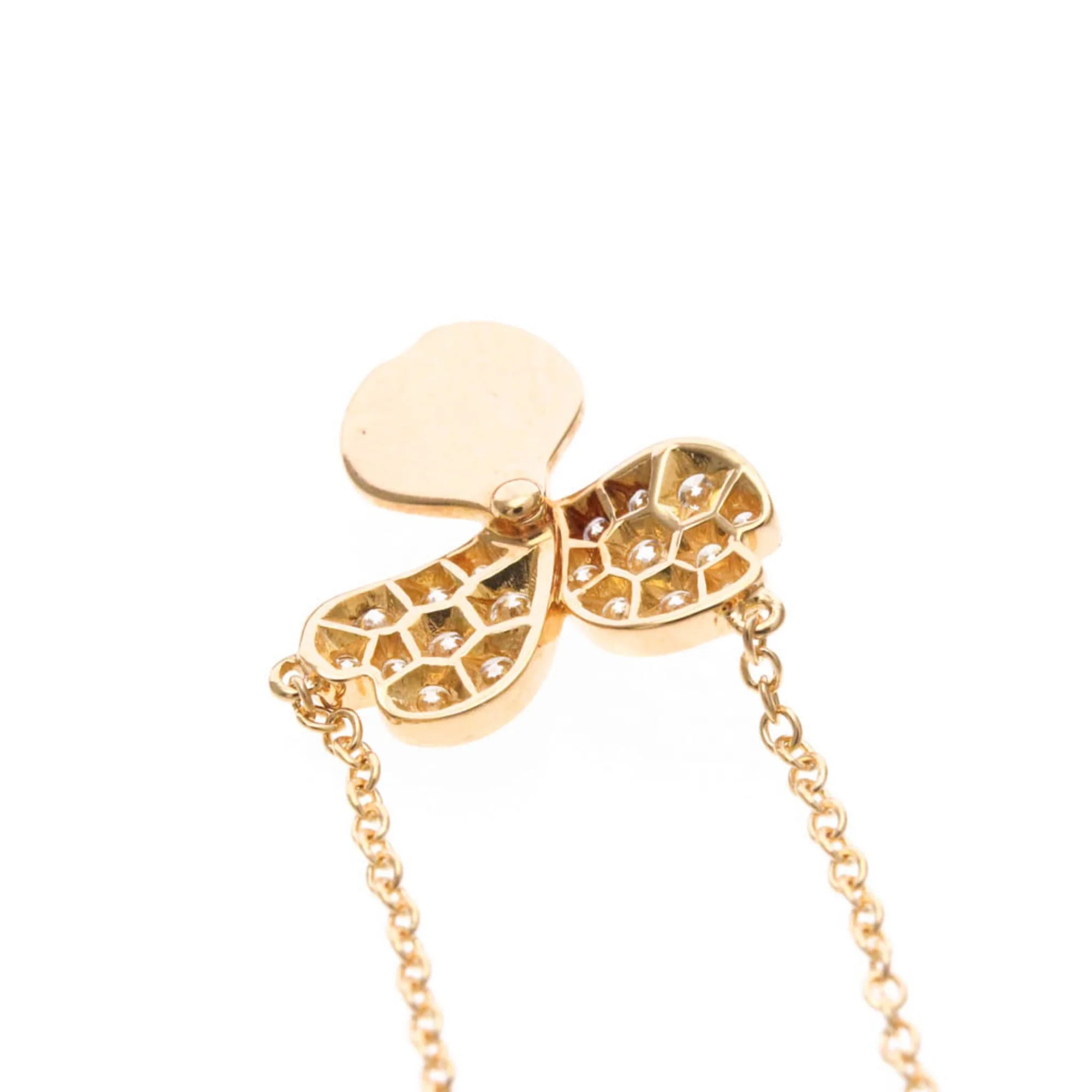 Pendant Necklace 18K Rose Gold with Diamond - Image 8