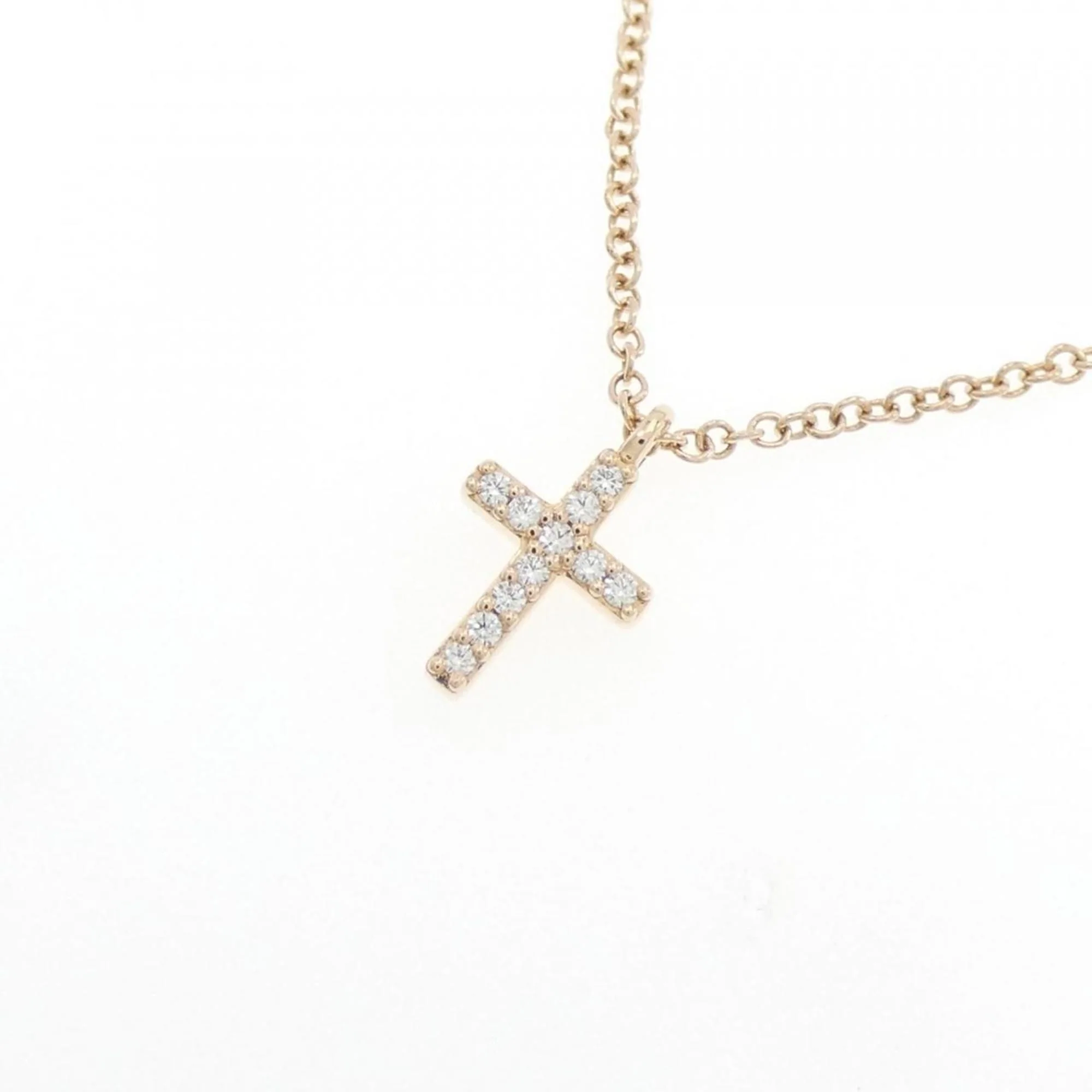 Pendant Necklace 18K Rose Gold With Diamond - Image 3