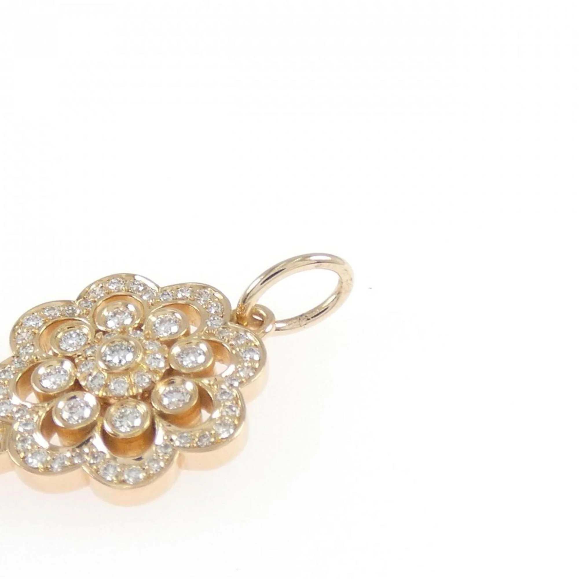 Pendant Necklace 18K Rose Gold with Diamond - Image 3