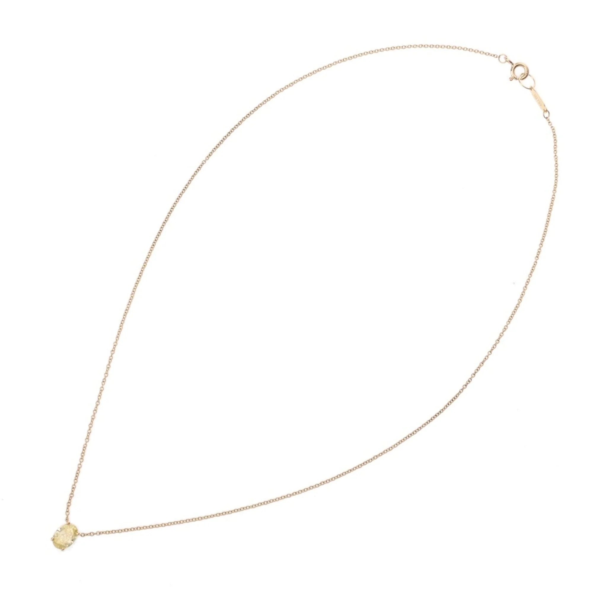 Pendant Necklace 18K Yellow Gold With Diamond - Image 9