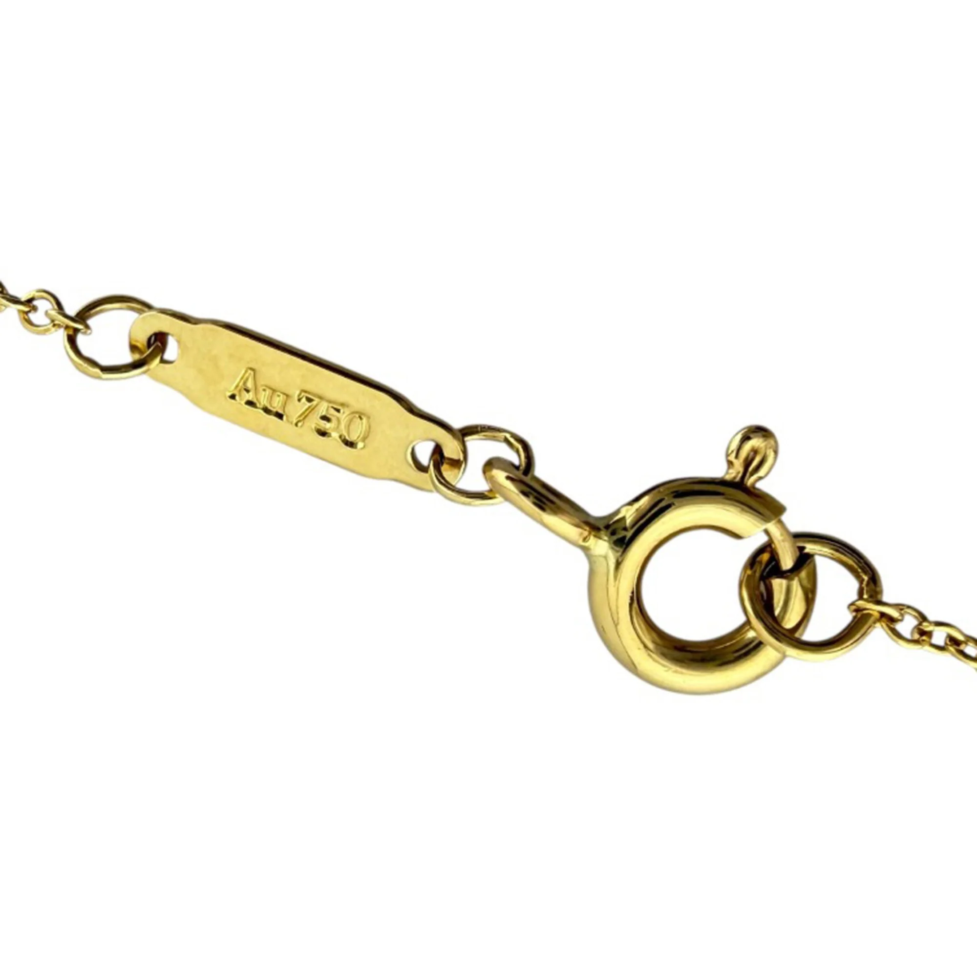 Pendant Necklace 18K Yellow Gold with Diamond - Image 8