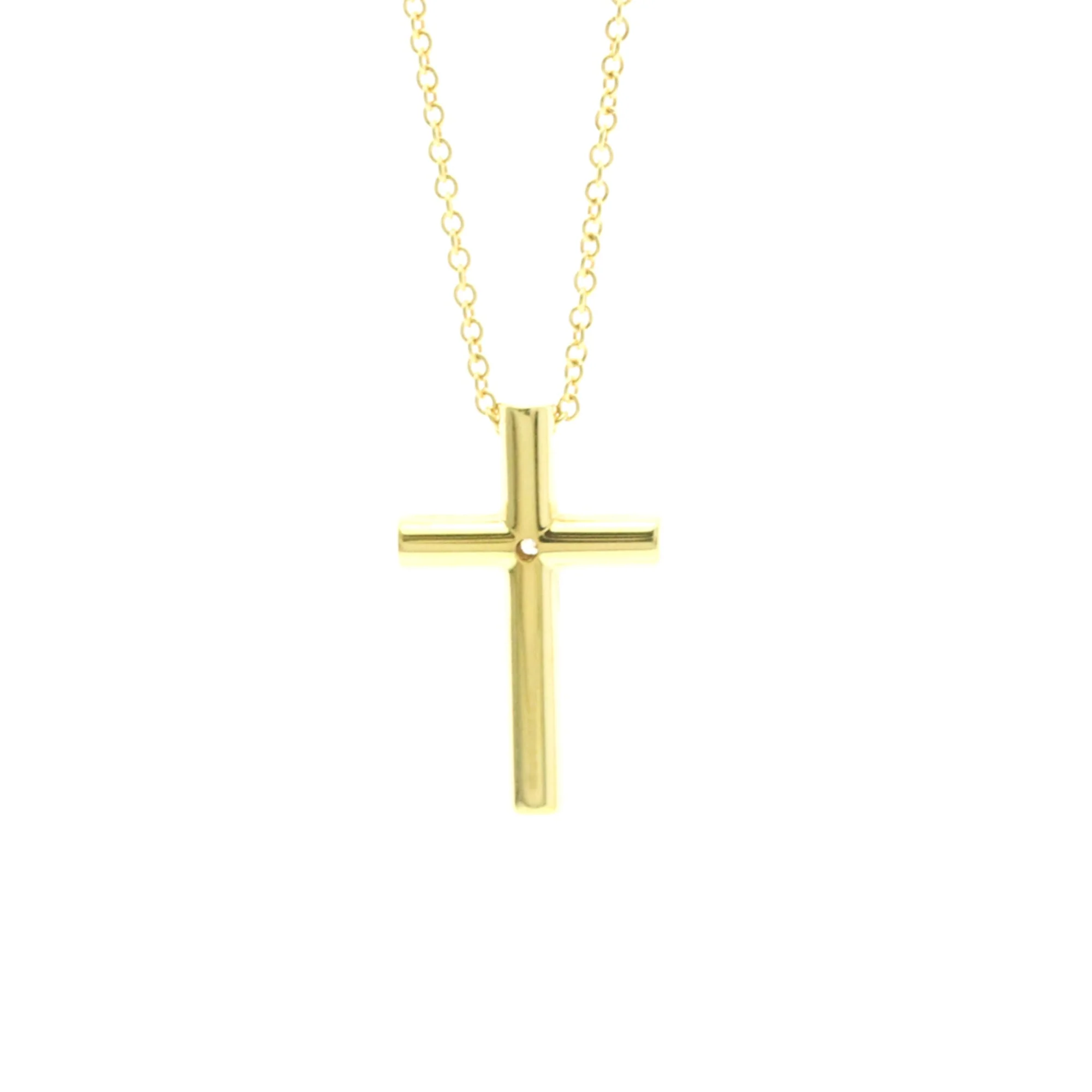 Pendant Necklace 18K Yellow Gold with Diamond - Image 2