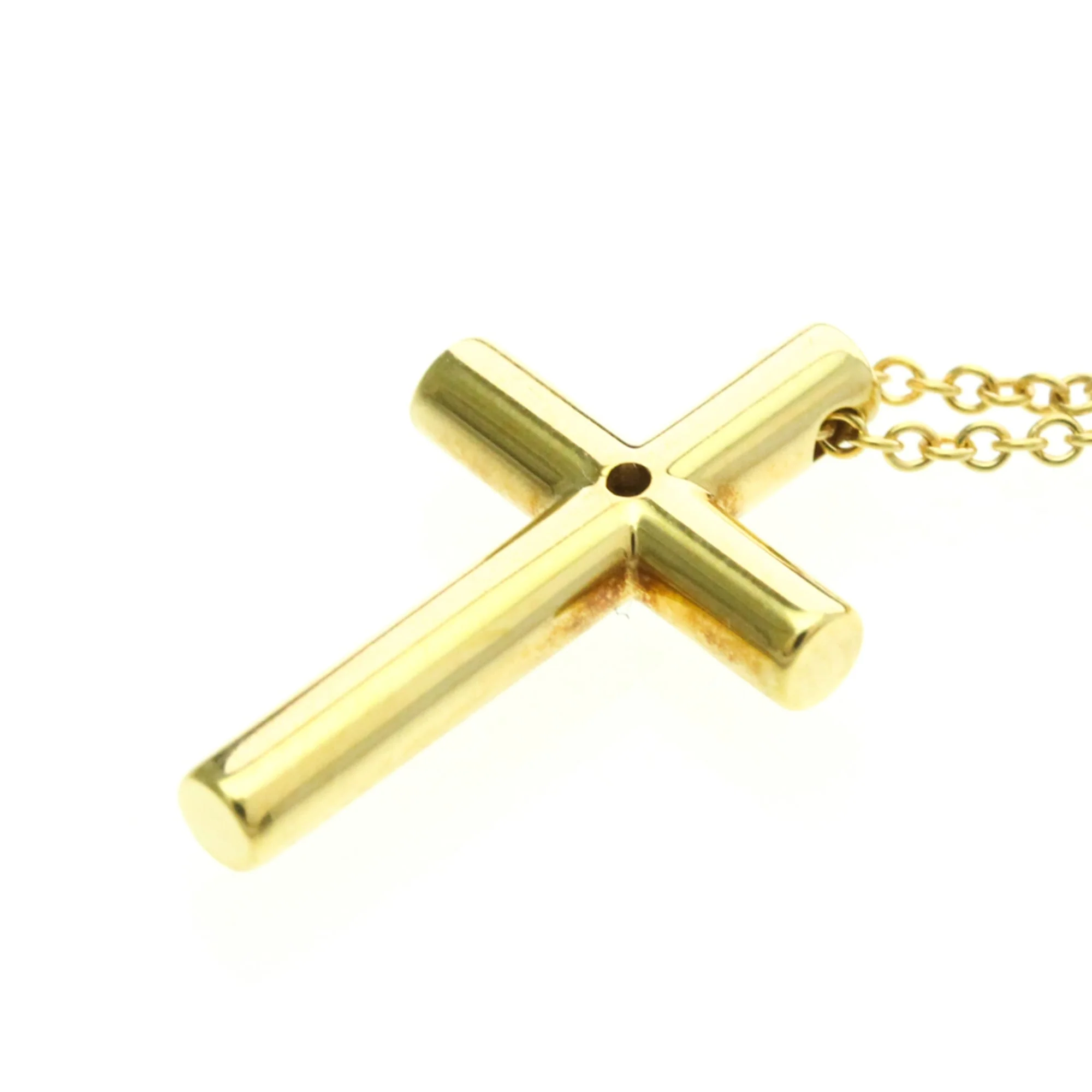 Pendant Necklace 18K Yellow Gold with Diamond - Image 8
