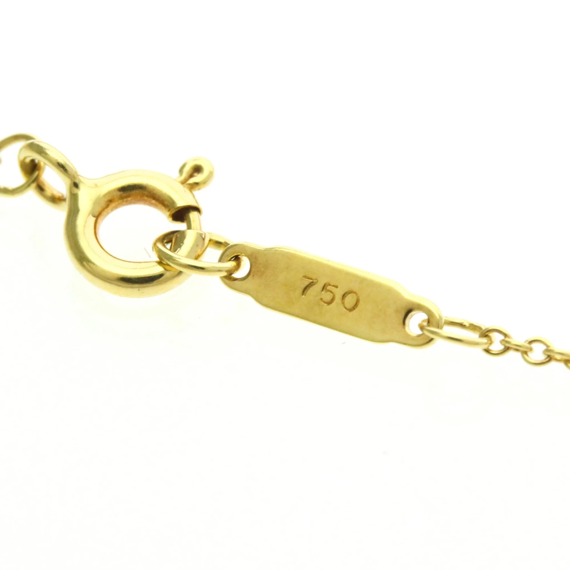 Pendant Necklace 18K Yellow Gold with Diamond - Image 9