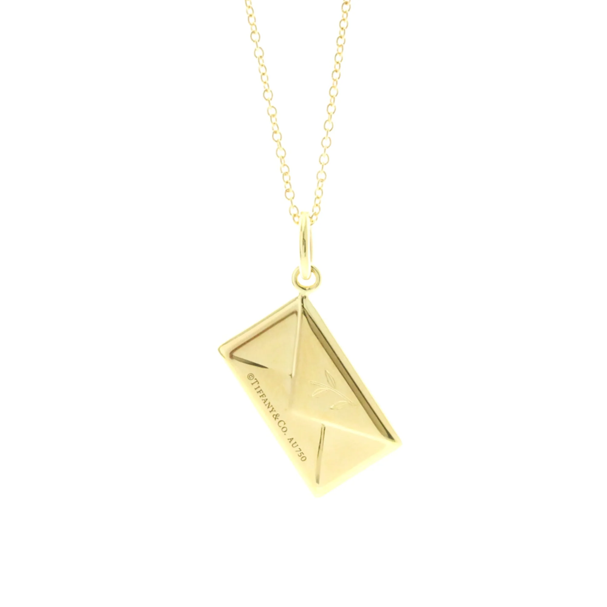 Pendant Necklace 18K Yellow Gold with Diamond - Image 2