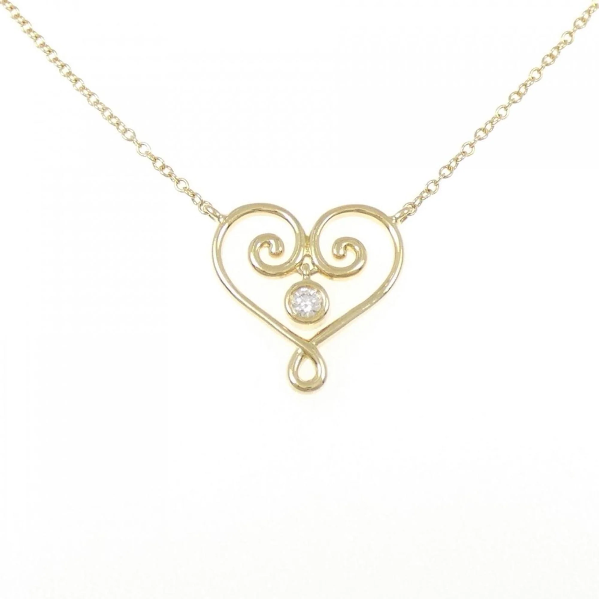 Pendant Necklace 18K Yellow Gold with Diamond
