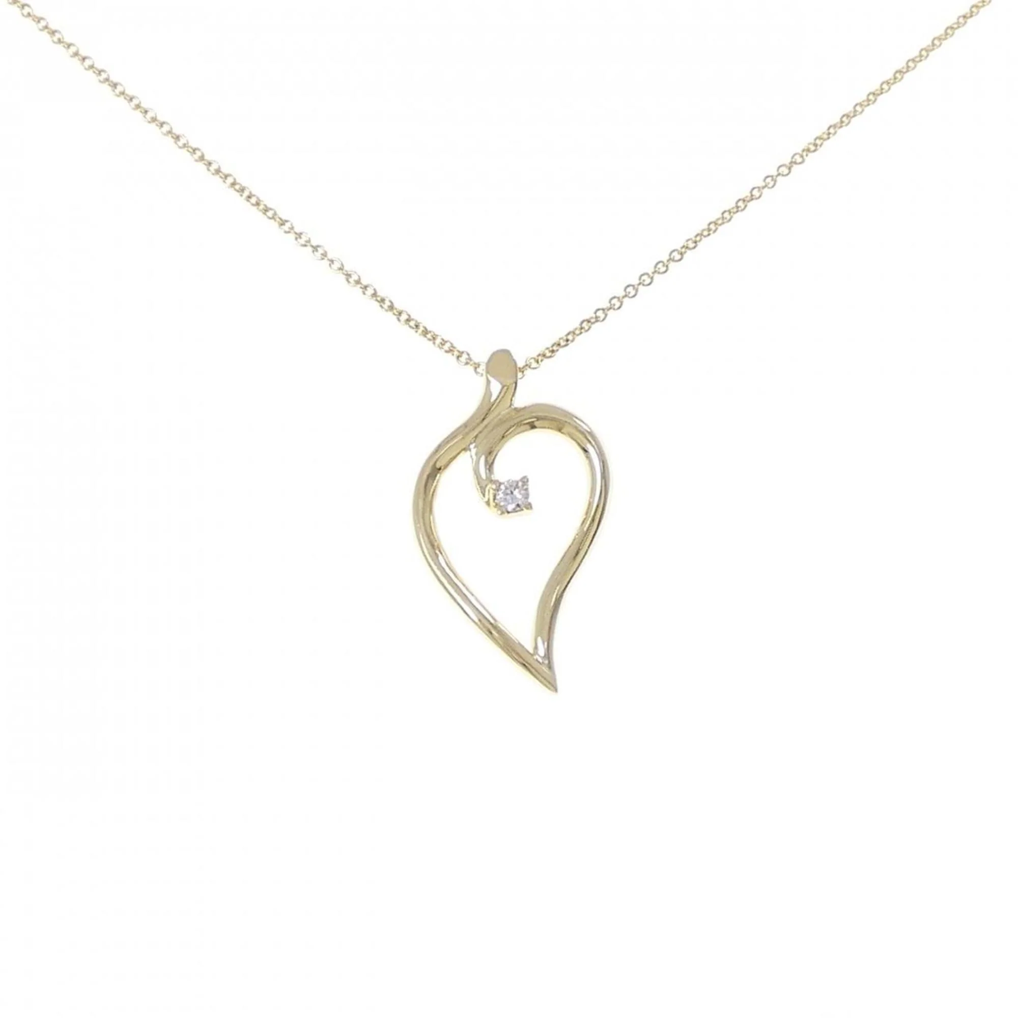 Pendant Necklace 18K Yellow Gold with Diamond