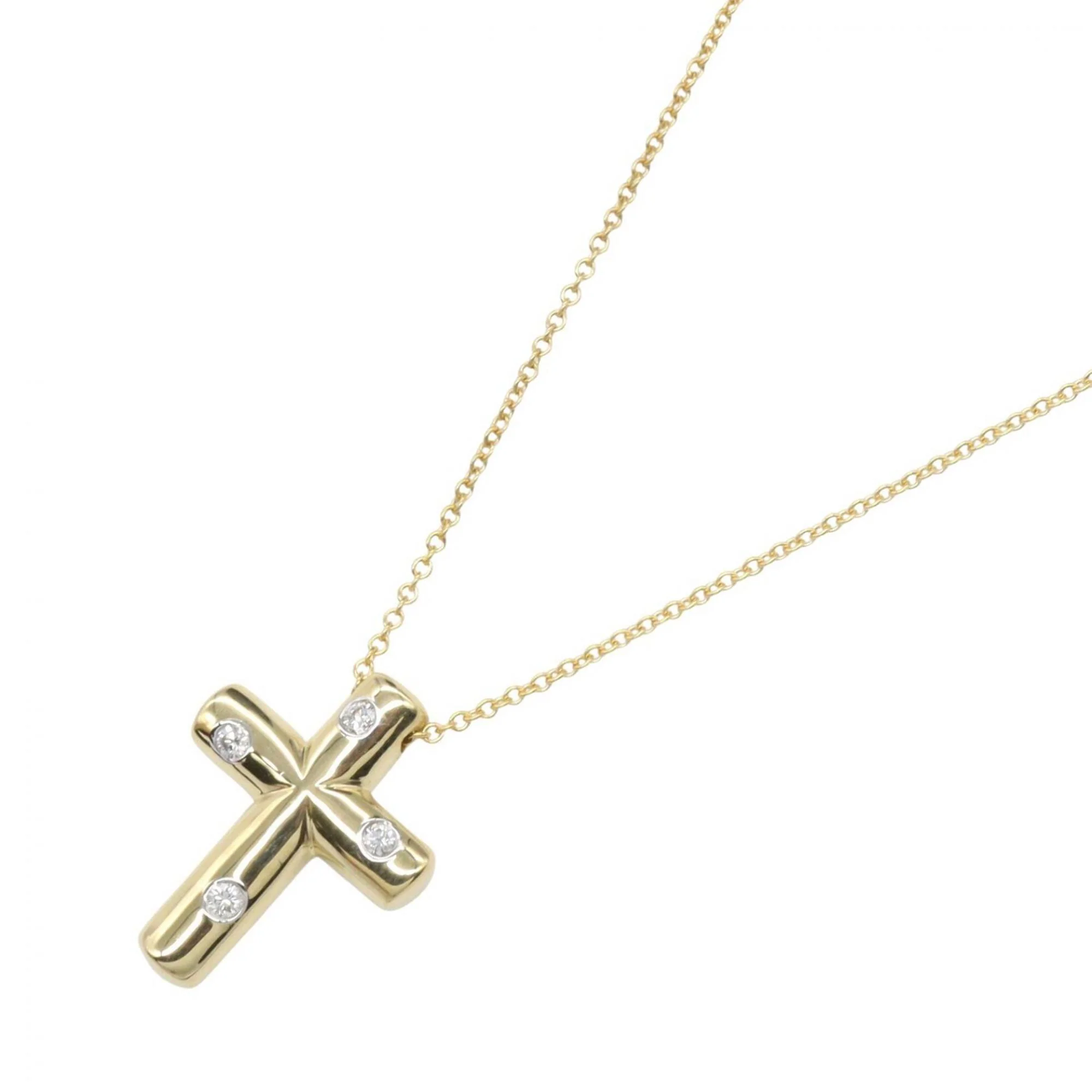 Pendant Necklace 18K Yellow Gold with Diamond