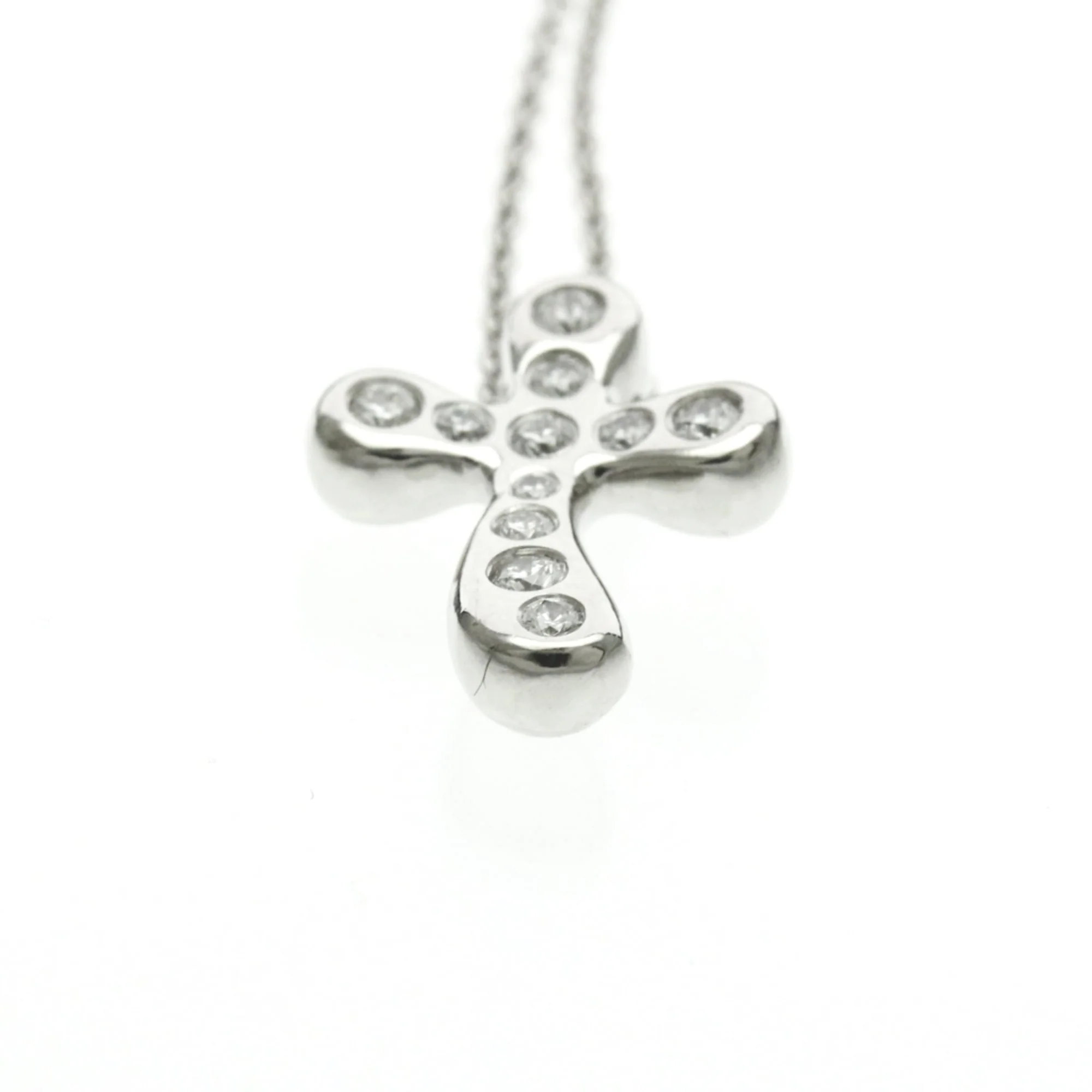 Pendant Necklace Platinum With Diamond - Image 4