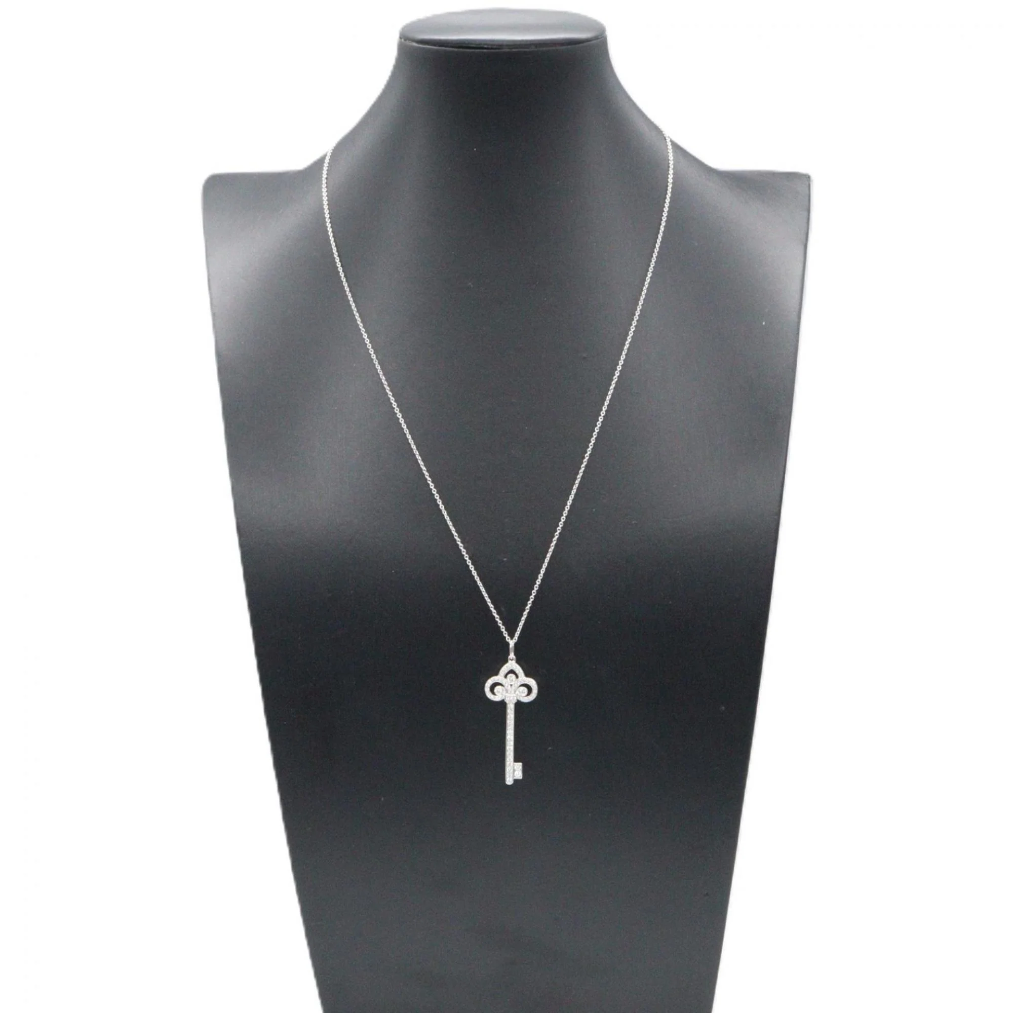 Pendant Necklace Platinum with Diamond - Image 6