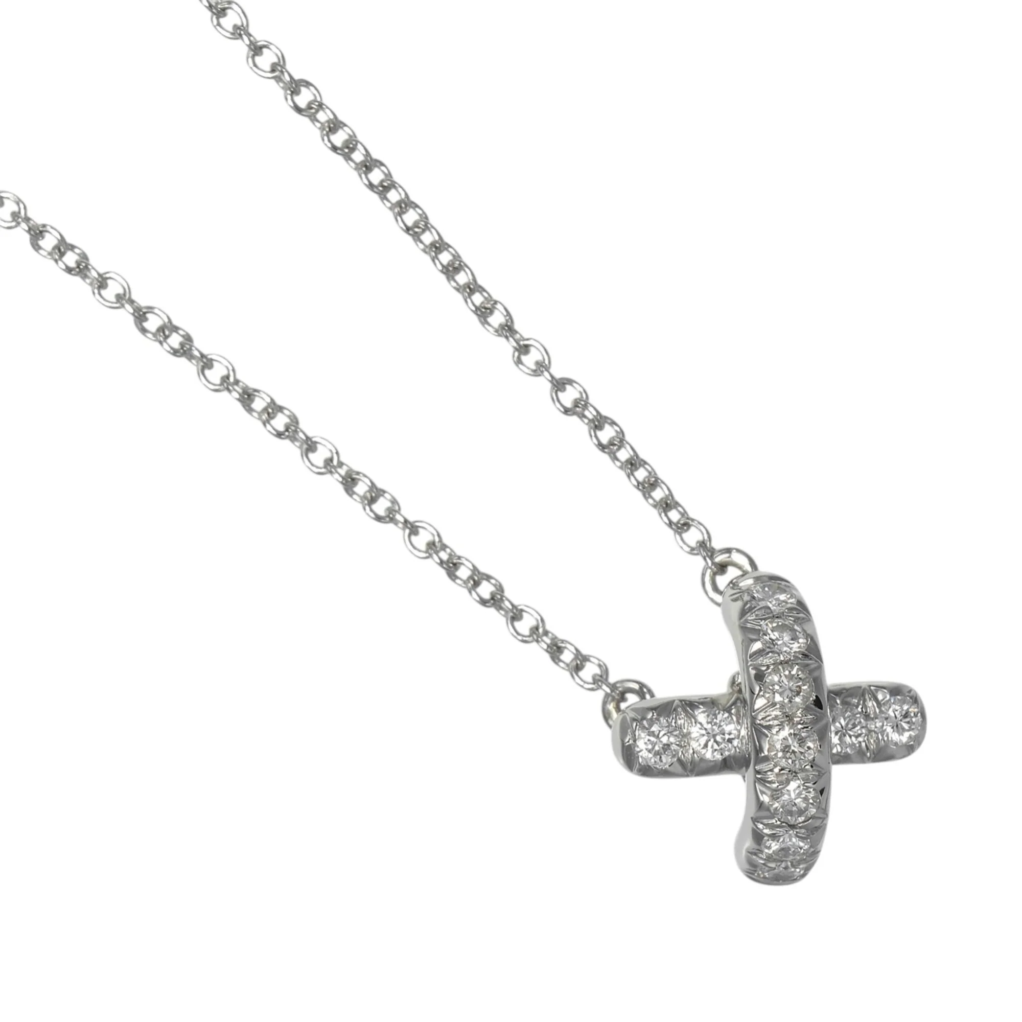 Pendant Necklace Platinum with Diamond