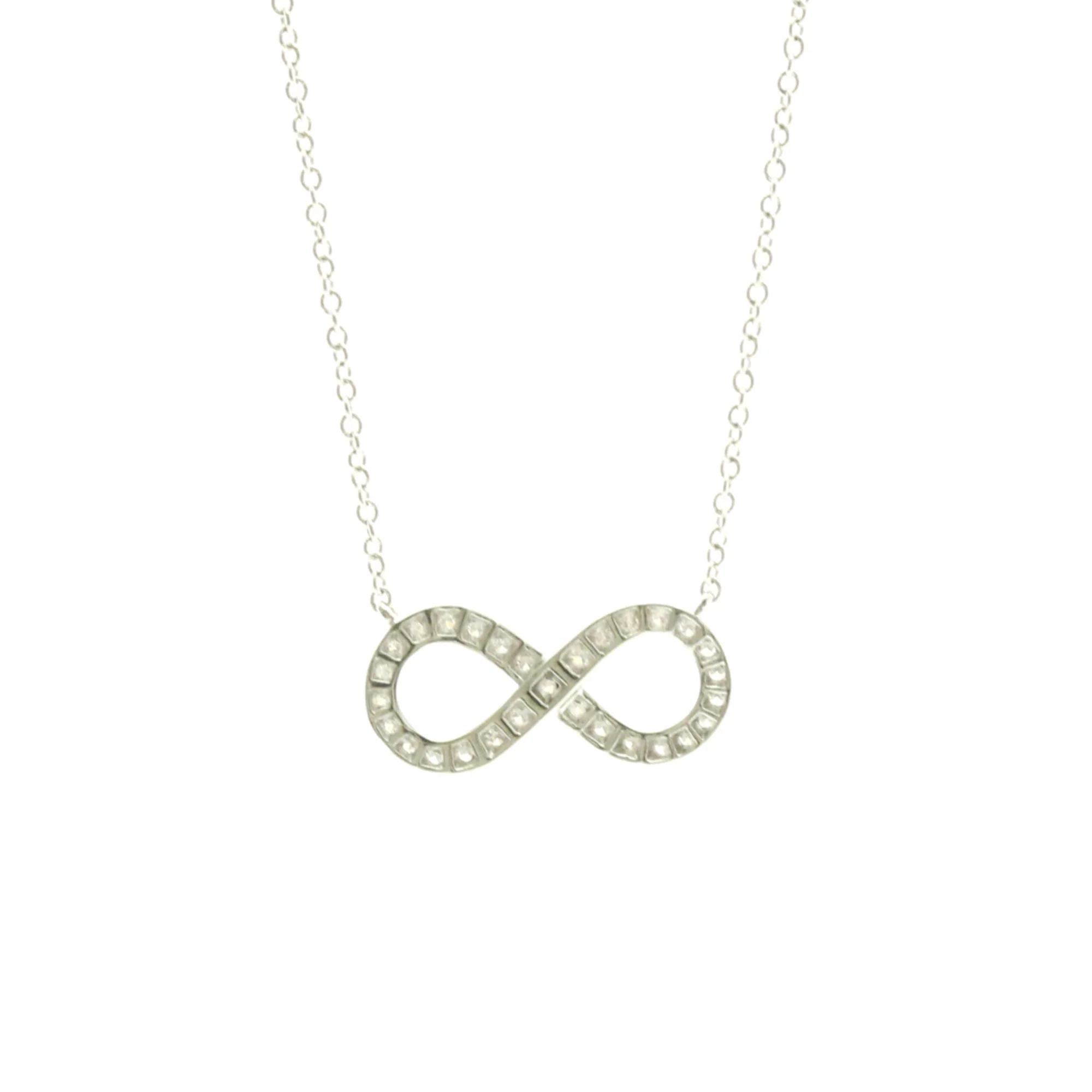 Pendant Necklace Platinum with Diamond - Image 2