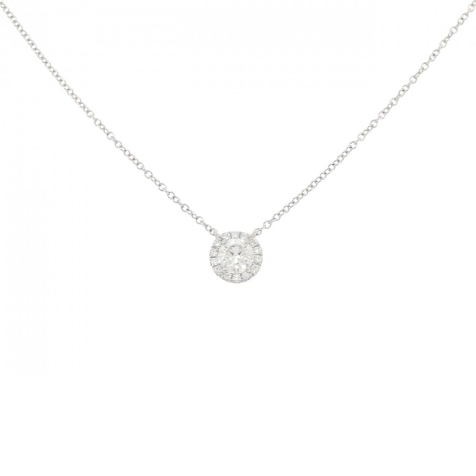 Pendant Necklace Platinum with Diamond