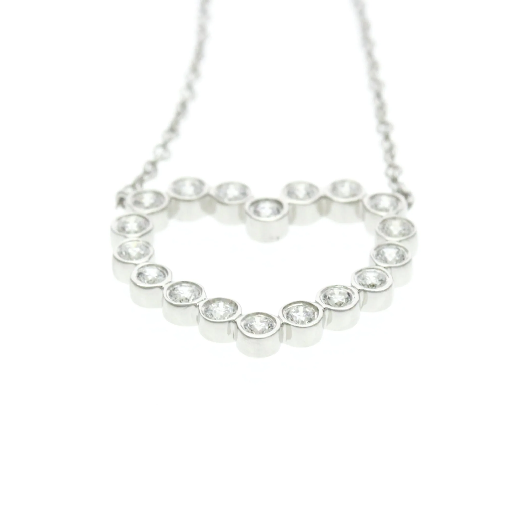 Pendant Necklace Platinum with Diamond - Image 4