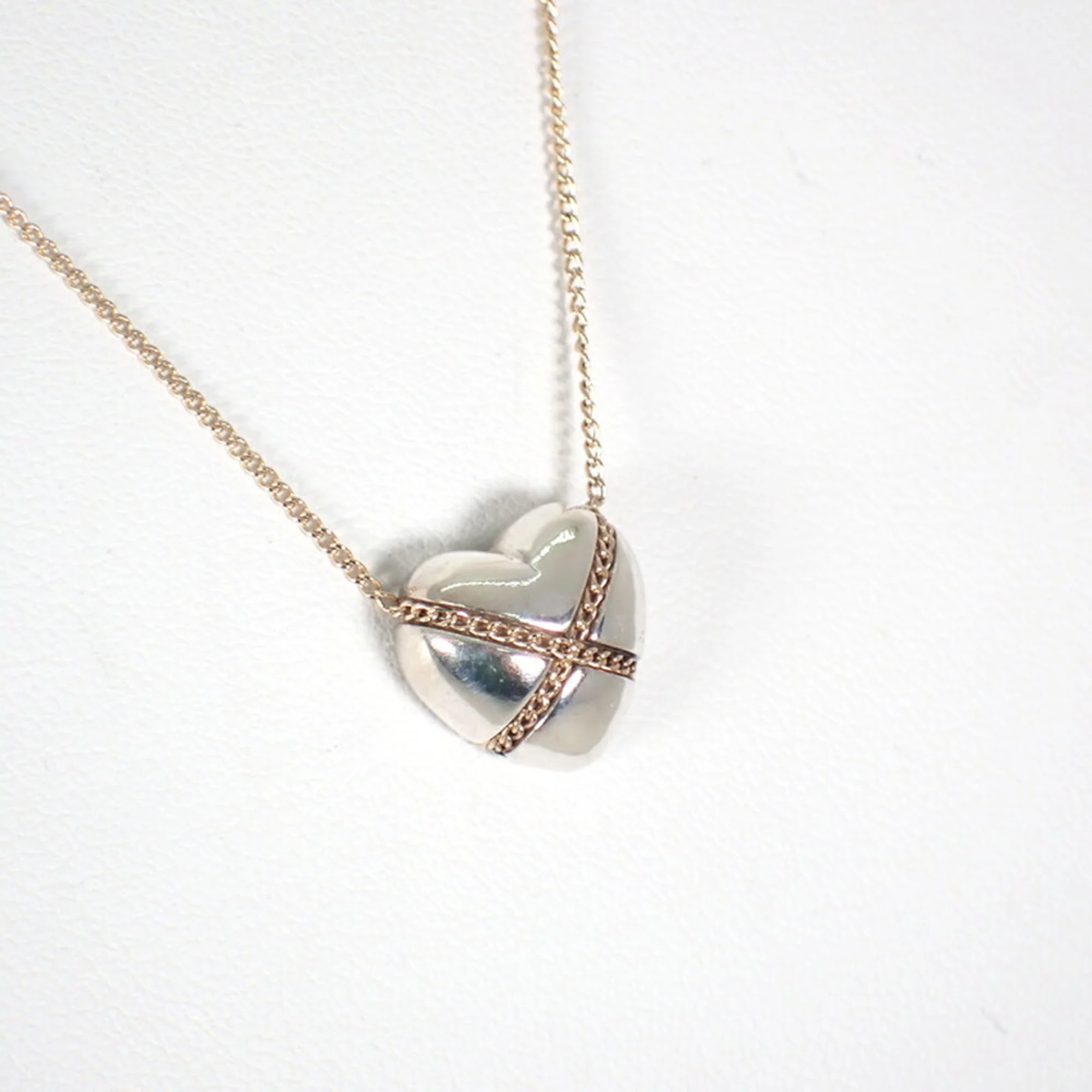 Pendant Necklace Sterling Silver and 18K Yellow Gold - Image 4