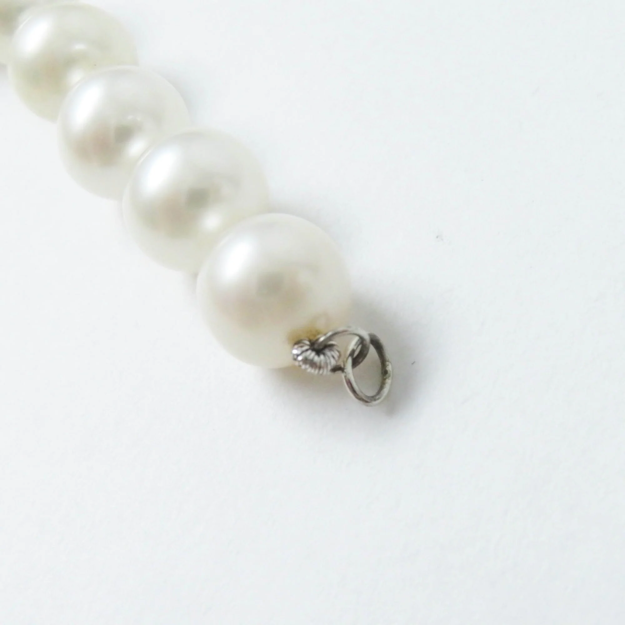Pendant Necklace Sterling Silver with Freshwater Pearl 47cm - Image 6