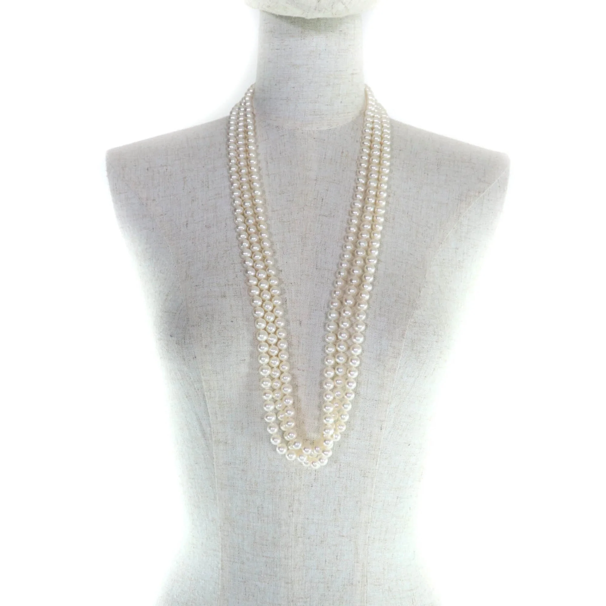 Pendant Necklace Sterling Silver with Freshwater Pearls - Image 3