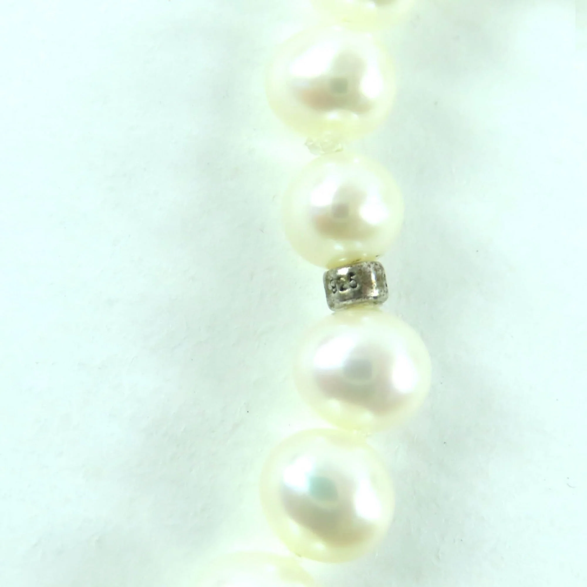 Pendant Necklace Sterling Silver with Freshwater Pearls - Image 7