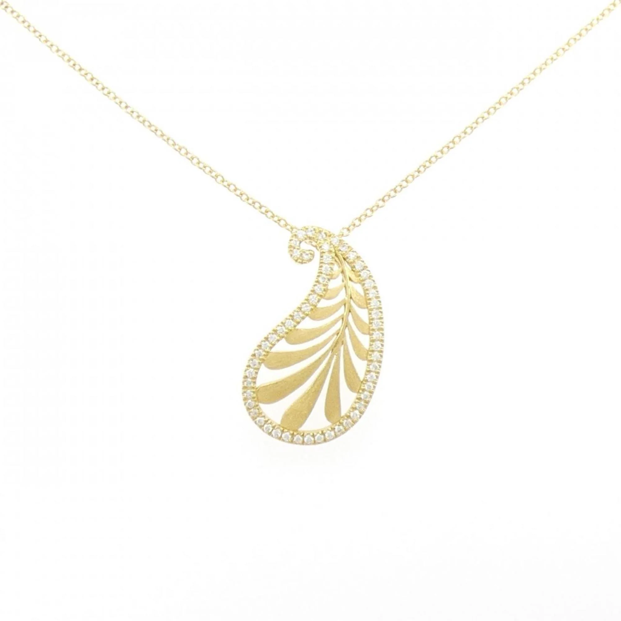 Pendant Necklace Yellow Gold with Diamond