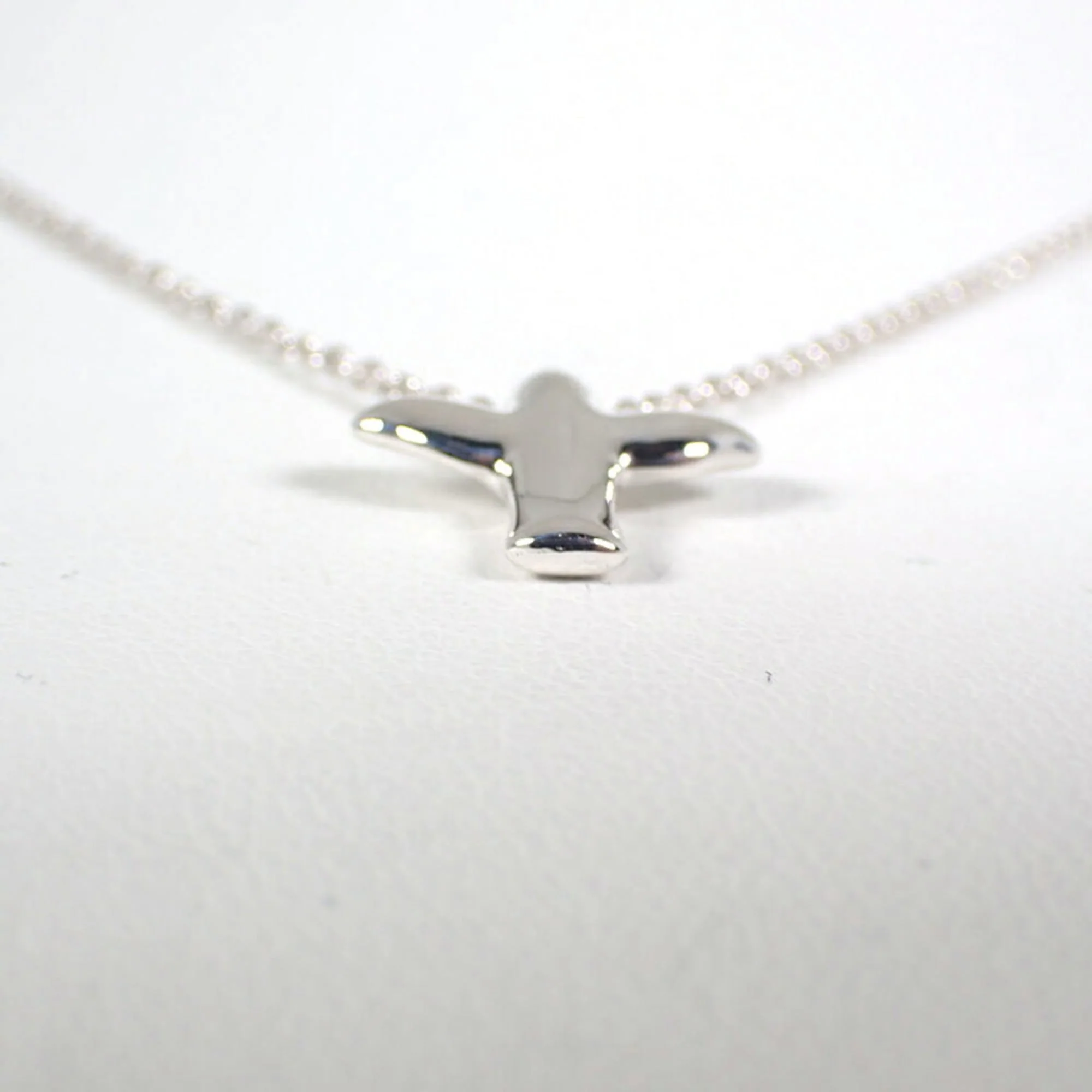 Peretti Bird Pendant Necklace Sterling Silver - Image 5