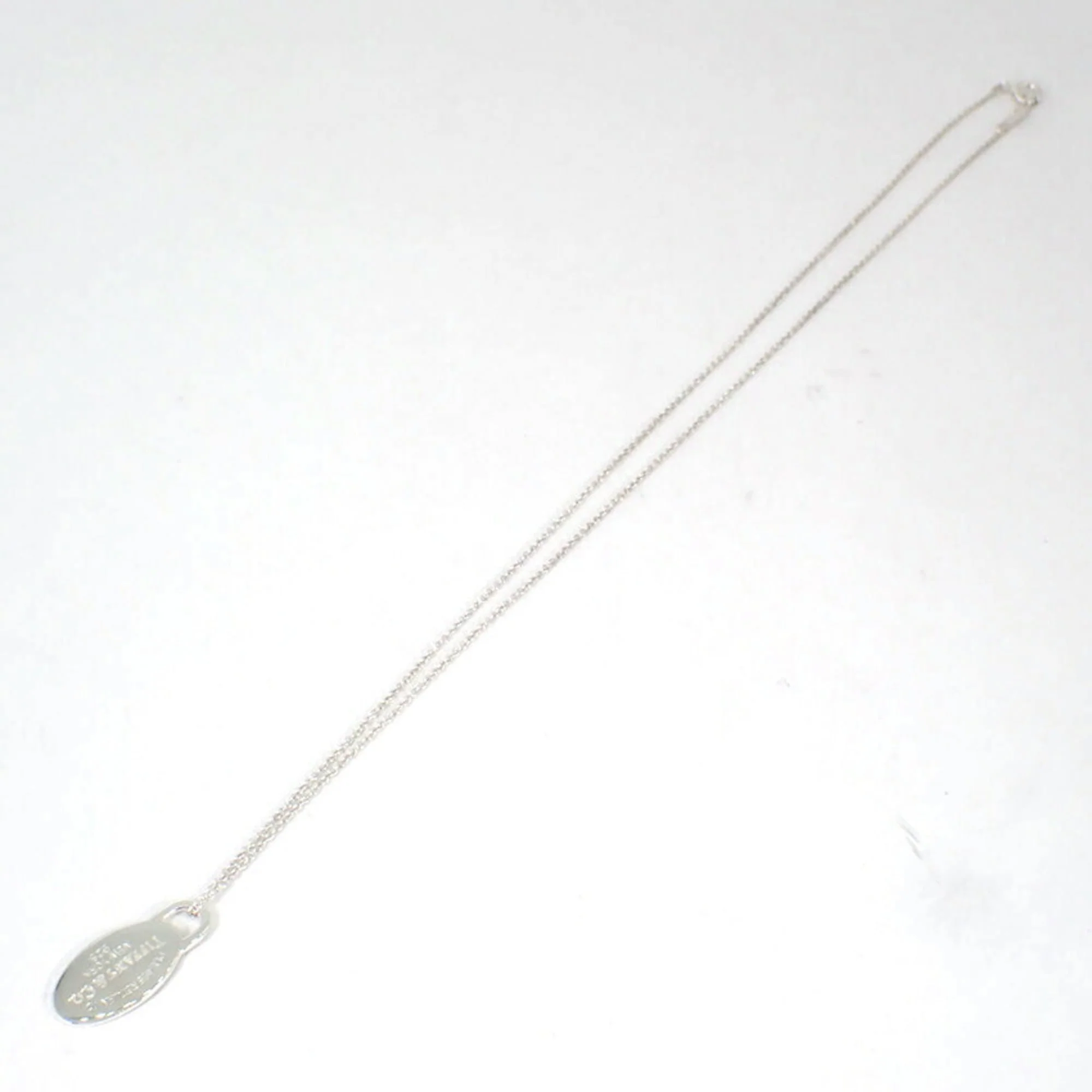 Return To Tiffany Oval Pendant Necklace Sterling Silver - Image 6