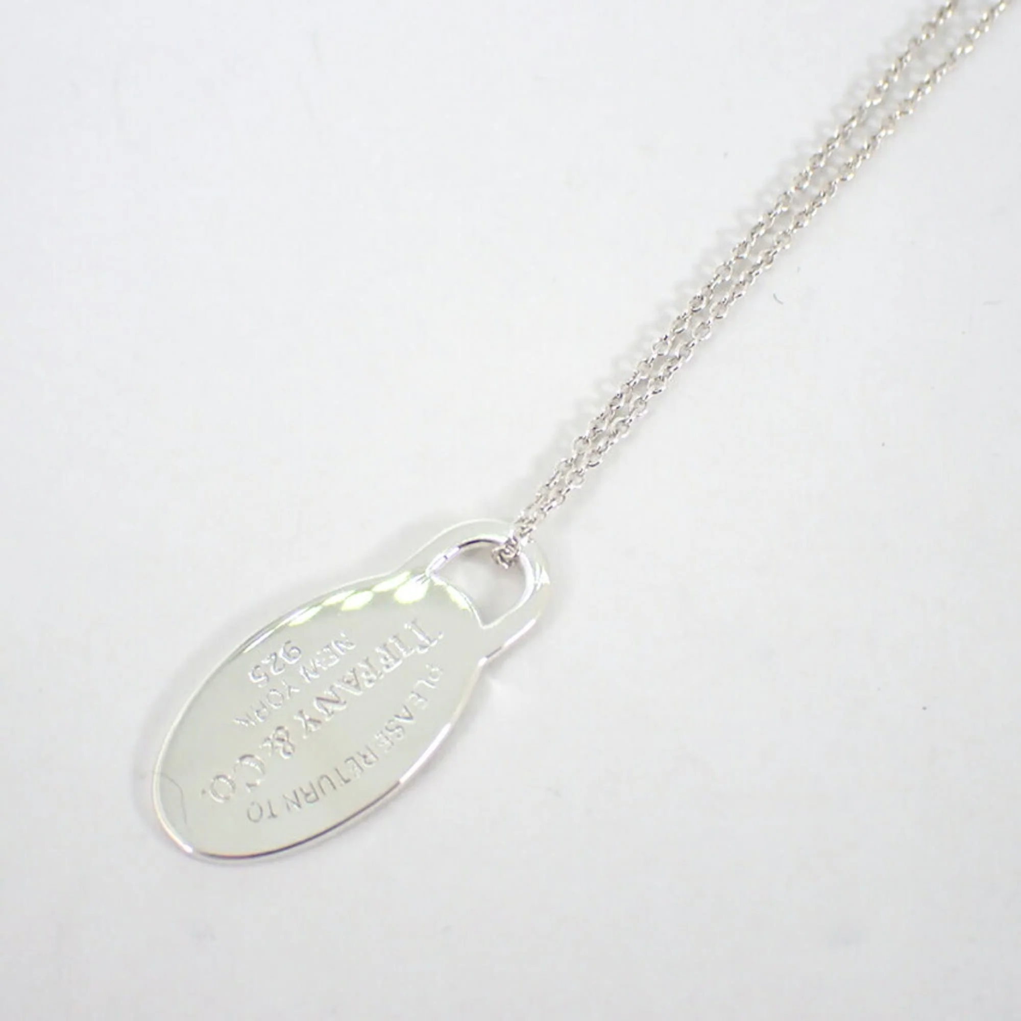 Return To Tiffany Oval Pendant Necklace Sterling Silver - Image 7