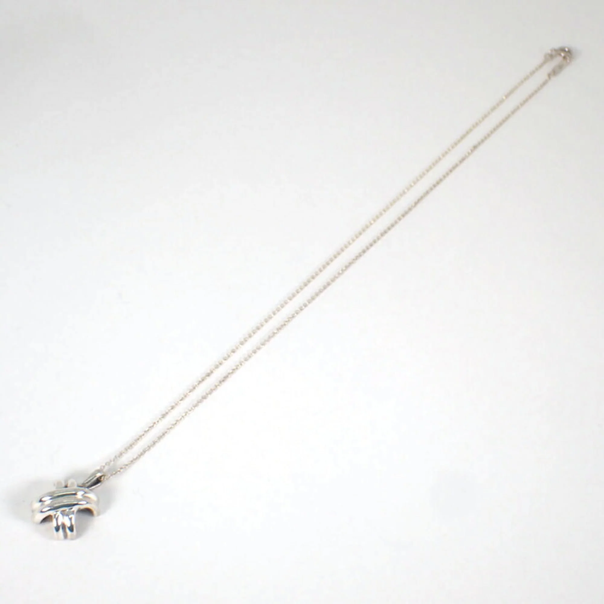 Signature Cross Pendant Necklace Sterling Silver - Image 6