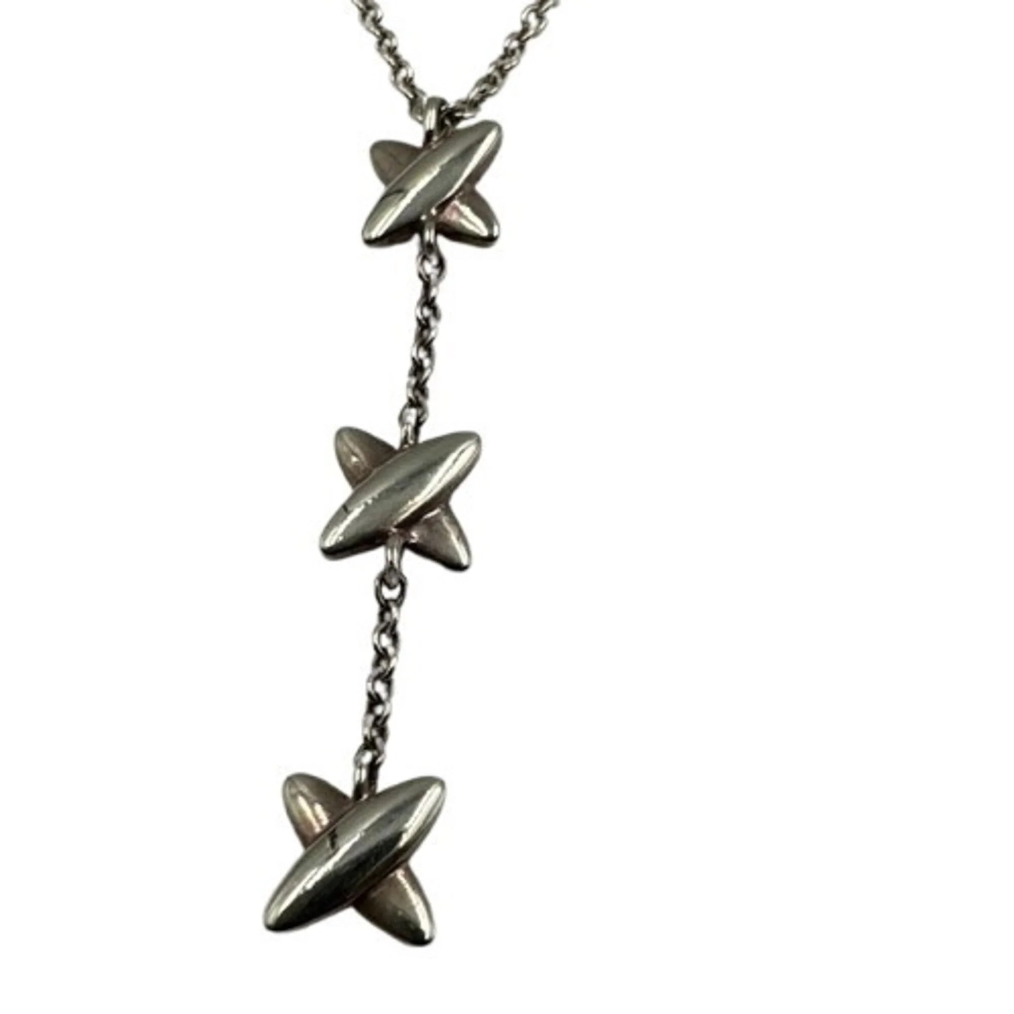 Signature Drop Pendant Necklace Sterling Silver - Image 2