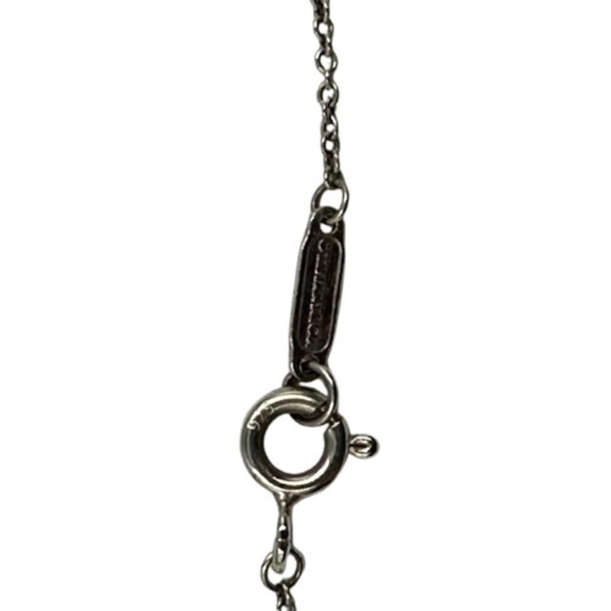 Signature Drop Pendant Necklace Sterling Silver - Image 5