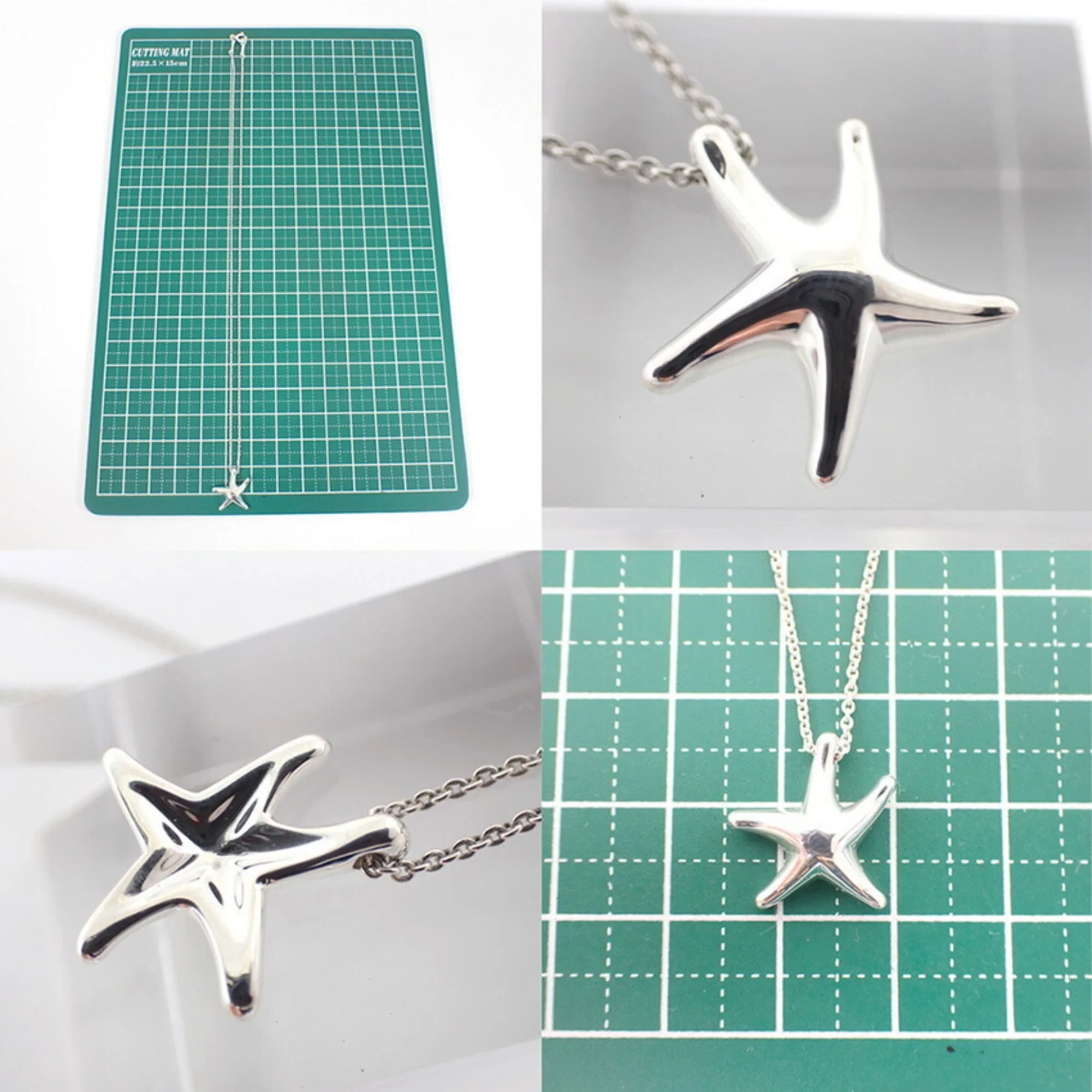 Starfish Pendant Necklace Sterling Silver - Image 8