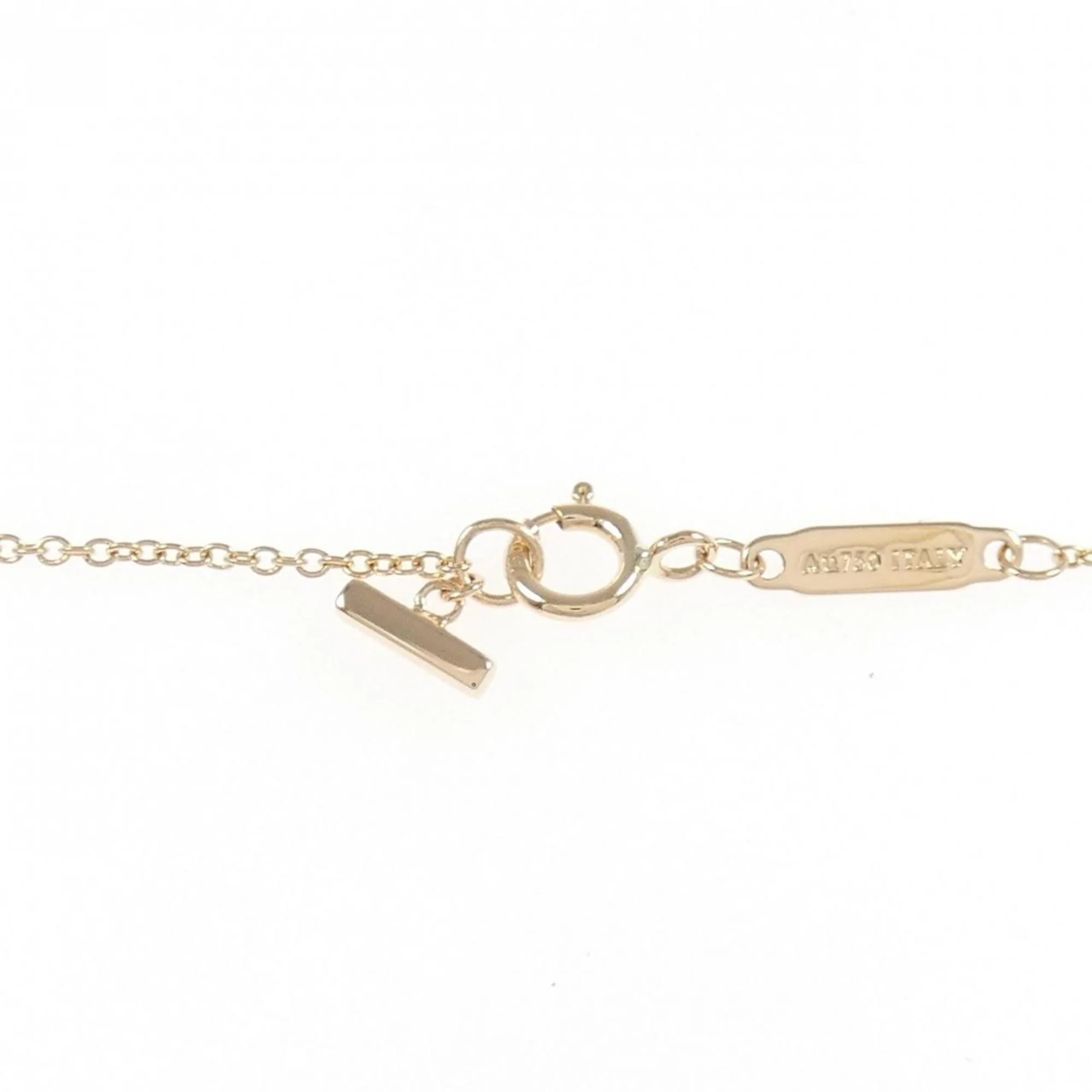 T Smile Mini Pendant Necklace 18K Rose Gold - Image 4