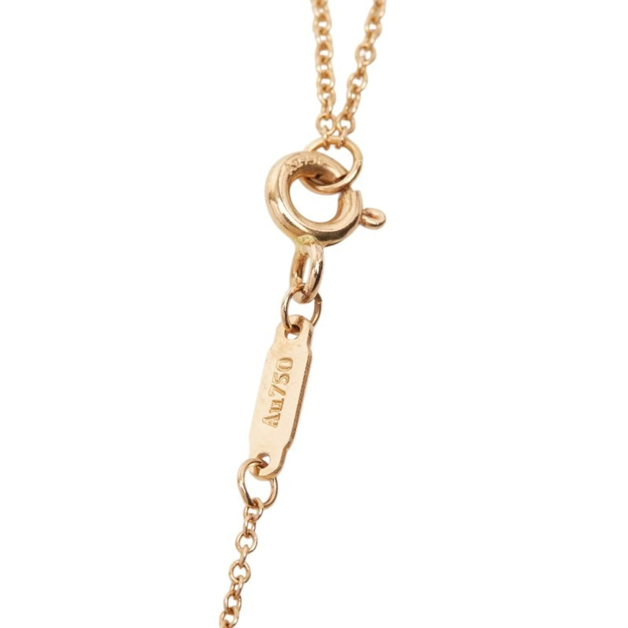 T Smile Pendant Necklace 18K Rose Gold - Image 5