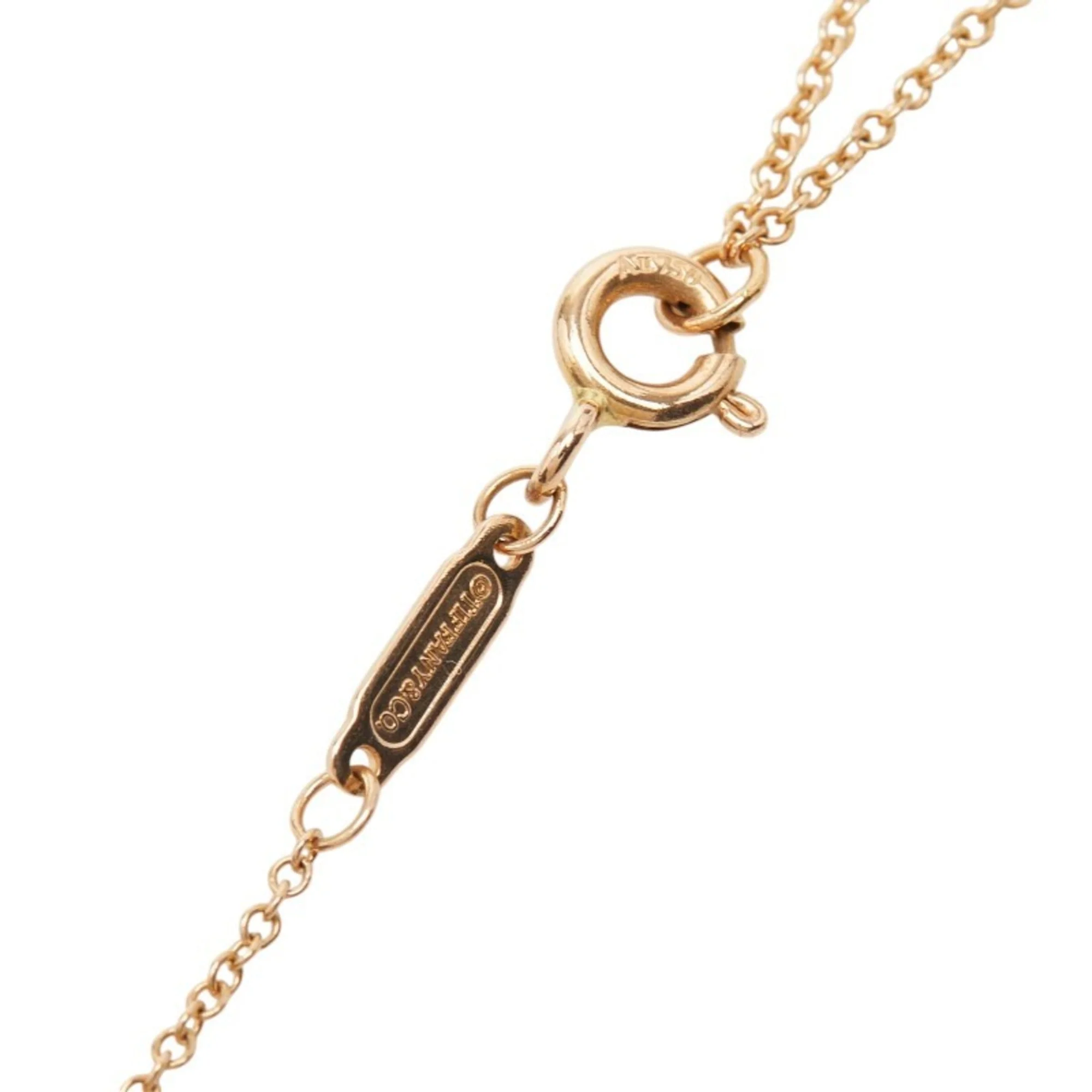 T Smile Pendant Necklace 18K Rose Gold - Image 6