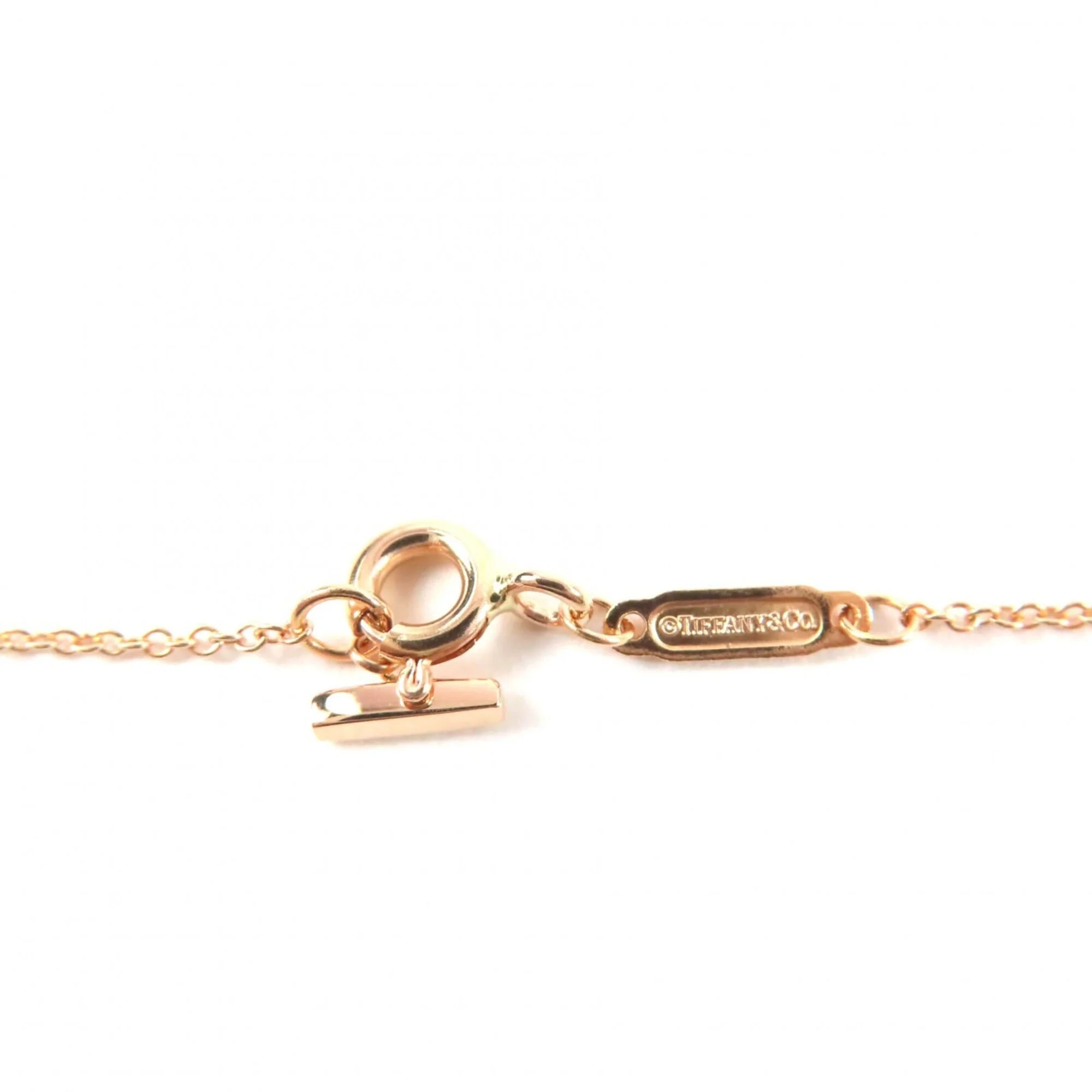 T Smile Pendant Necklace 18K Rose Gold - Image 8