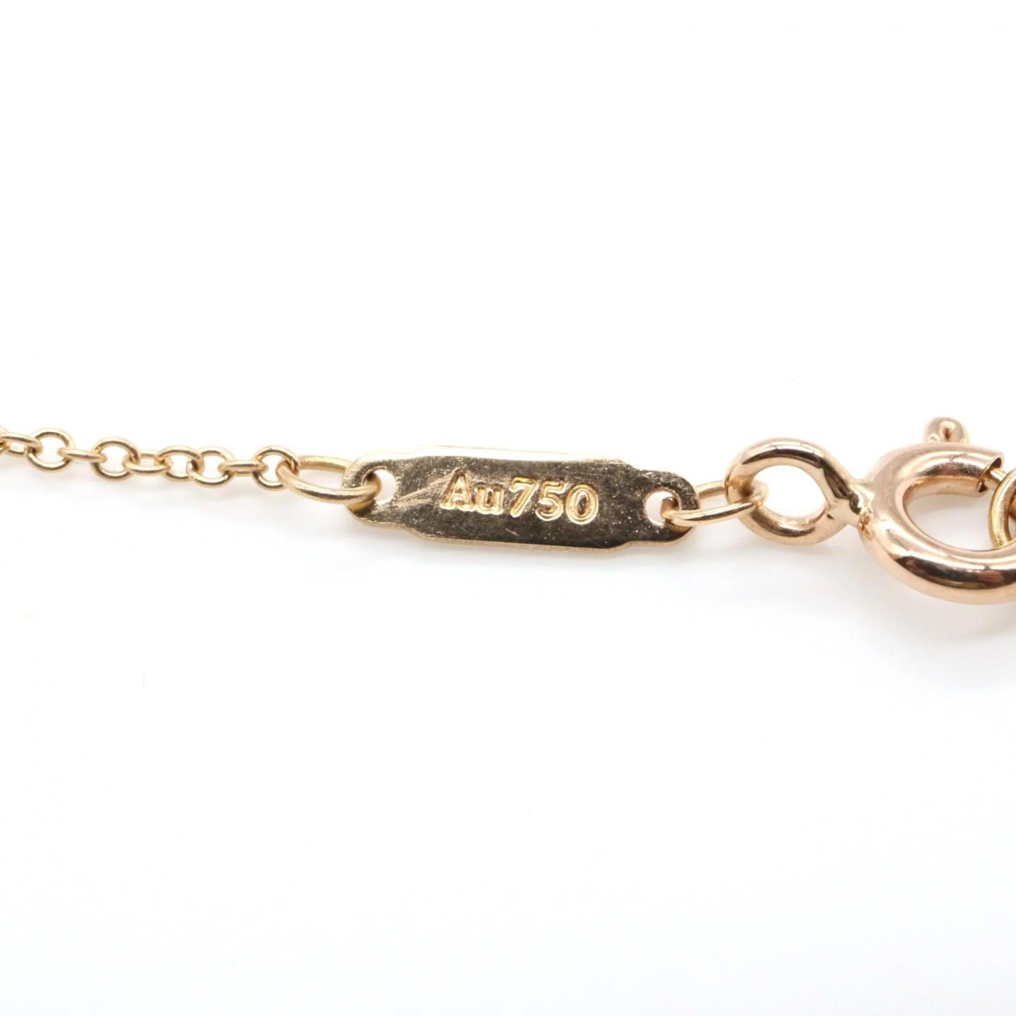 T Smile Pendant Necklace 18K Rose Gold - Image 4