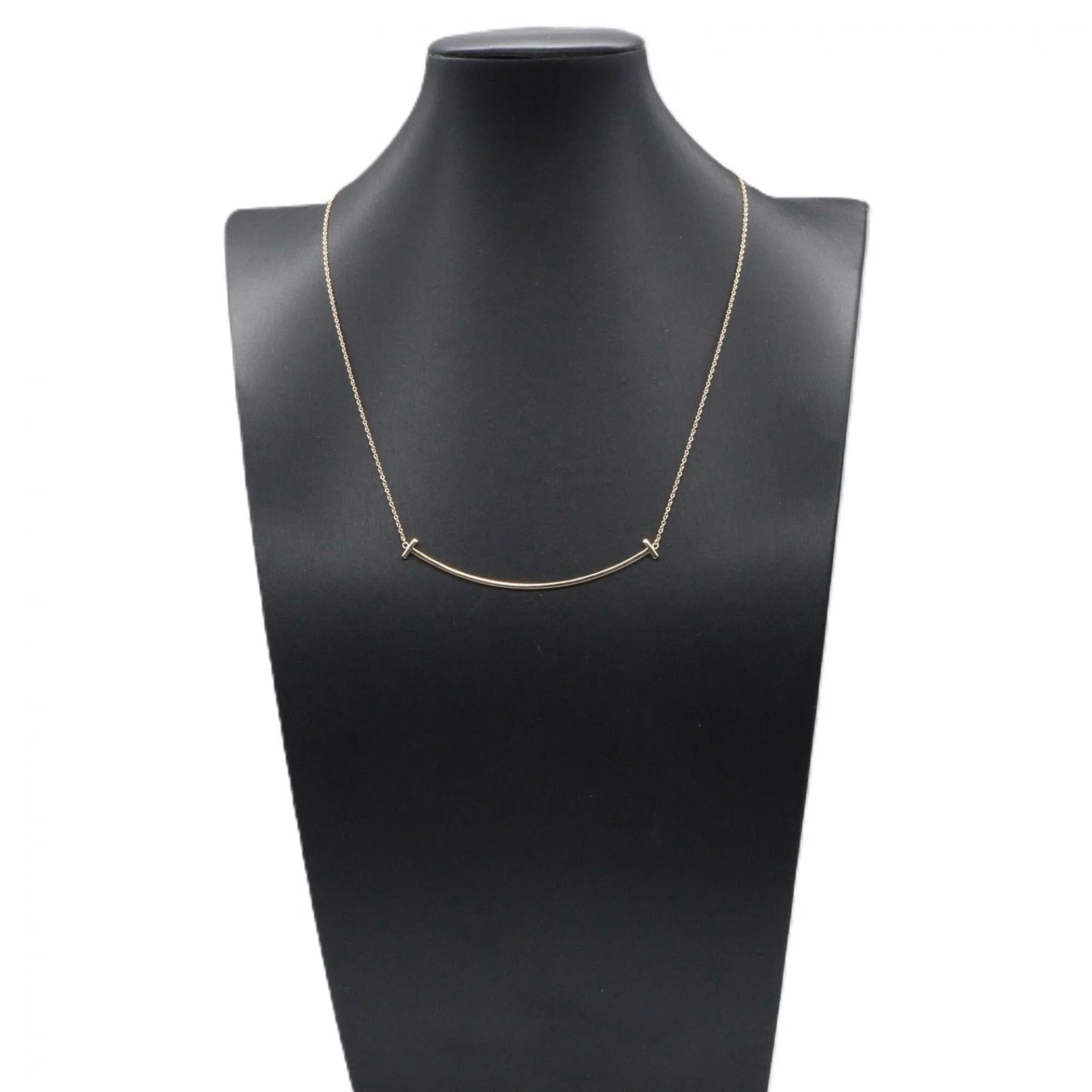 T Smile Pendant Necklace 18K Rose Gold - Image 5