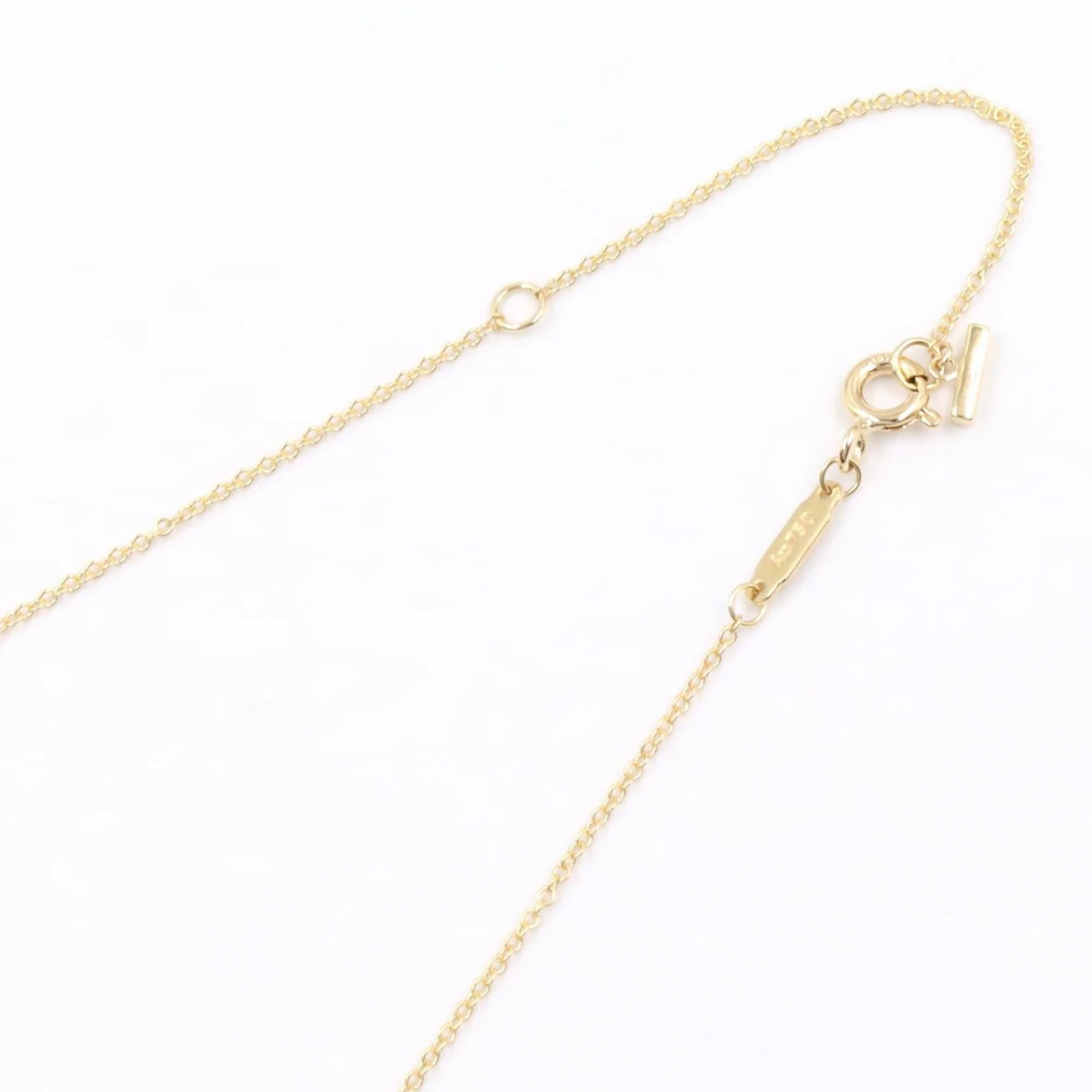 T Smile Pendant Necklace 18K Yellow Gold - Image 5