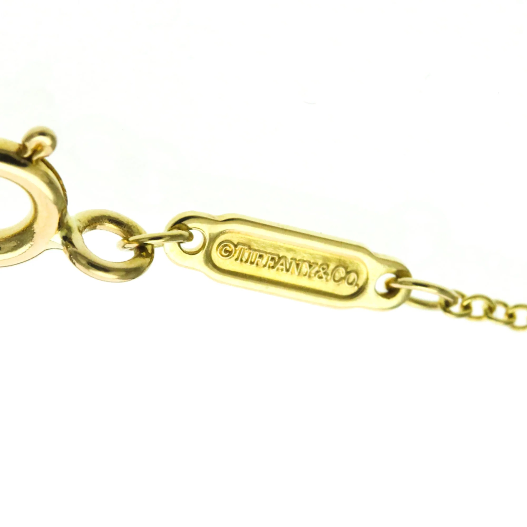 T Smile Pendant Necklace 18K Yellow Gold - Image 7