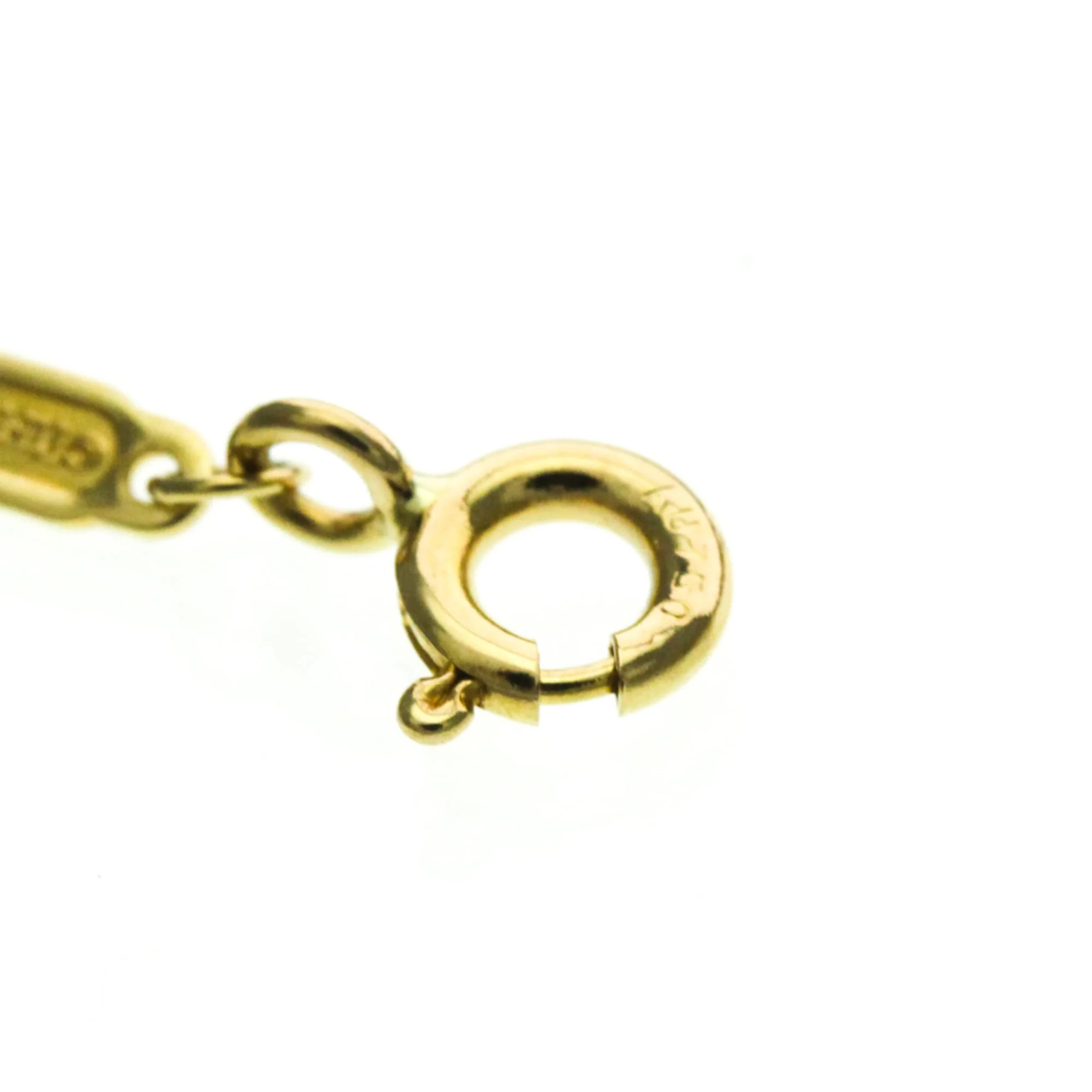 T Smile Pendant Necklace 18K Yellow Gold - Image 8