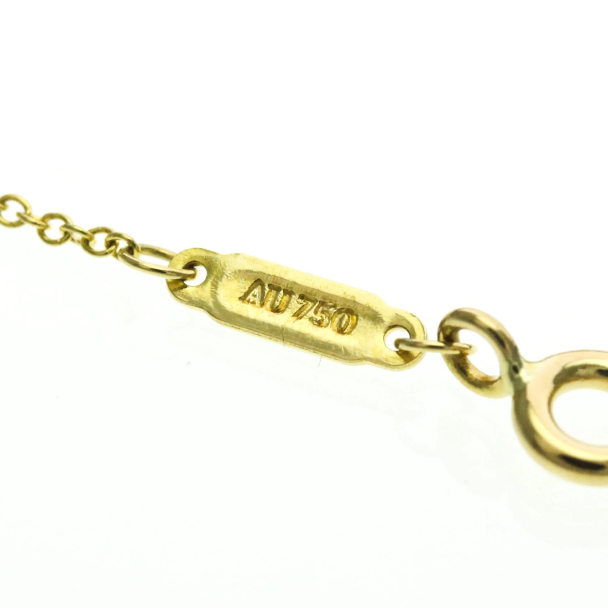 T Smile Pendant Necklace 18K Yellow Gold - Image 9