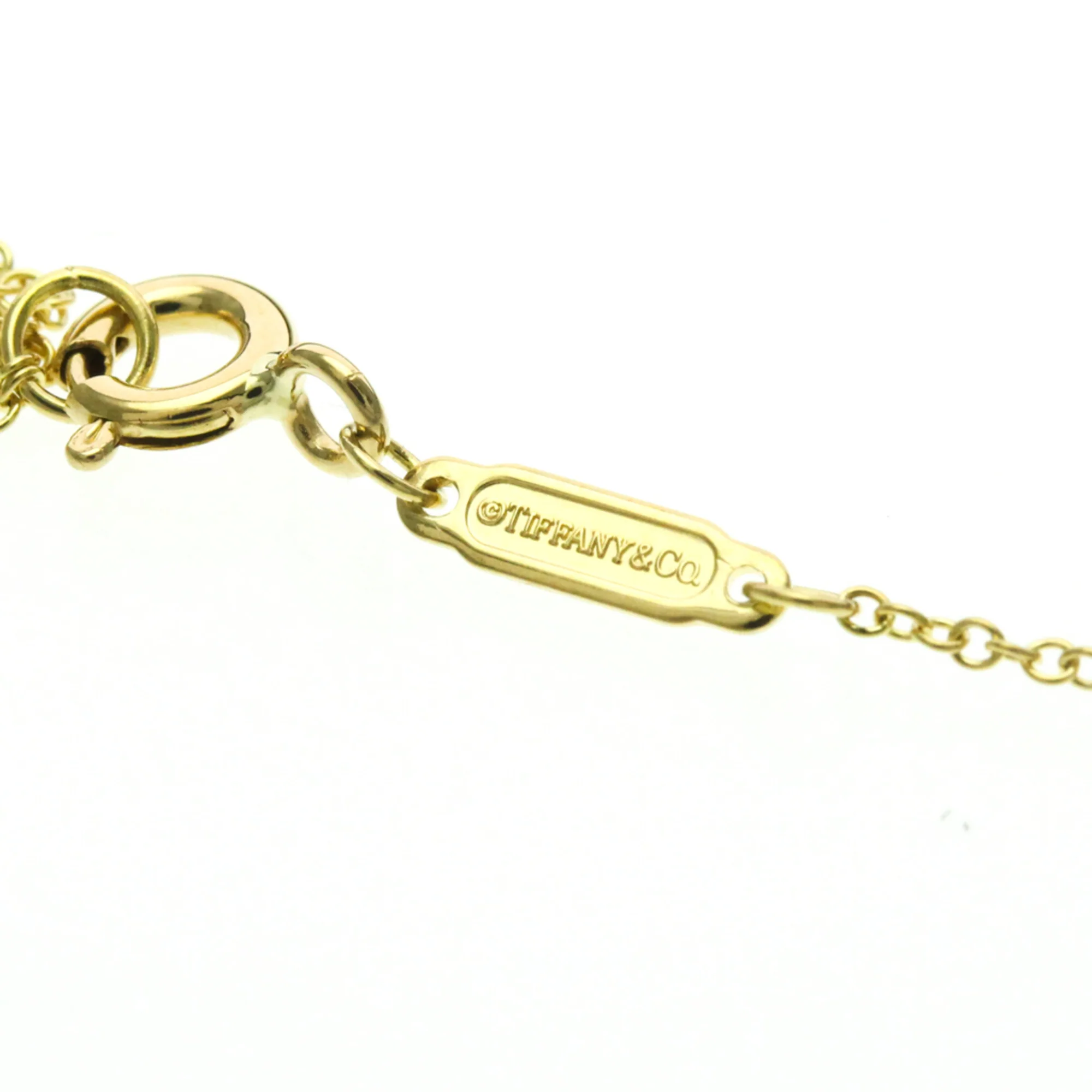 T Smile Pendant Necklace 18K Yellow Gold - Image 7