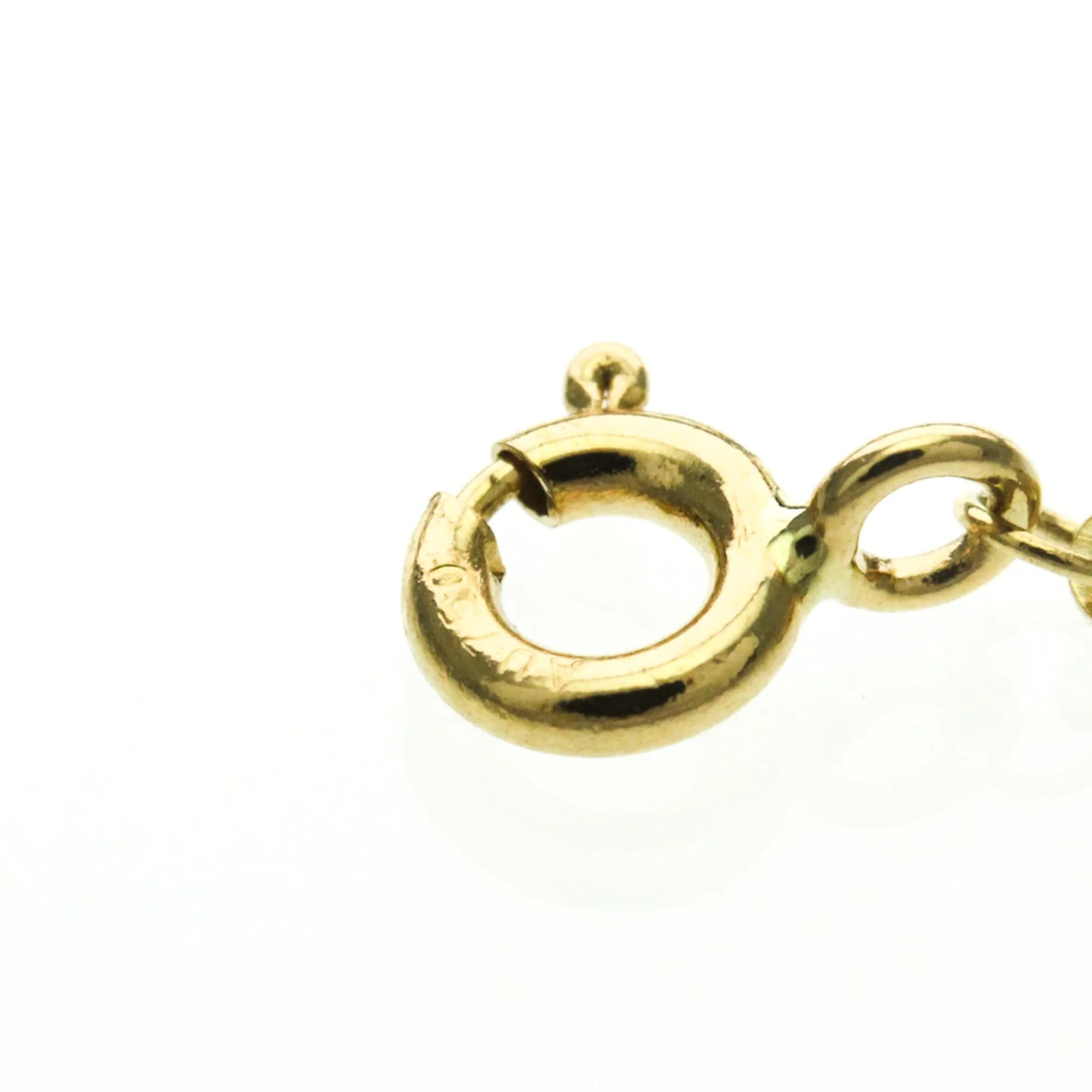 T Smile Pendant Necklace 18K Yellow Gold - Image 8