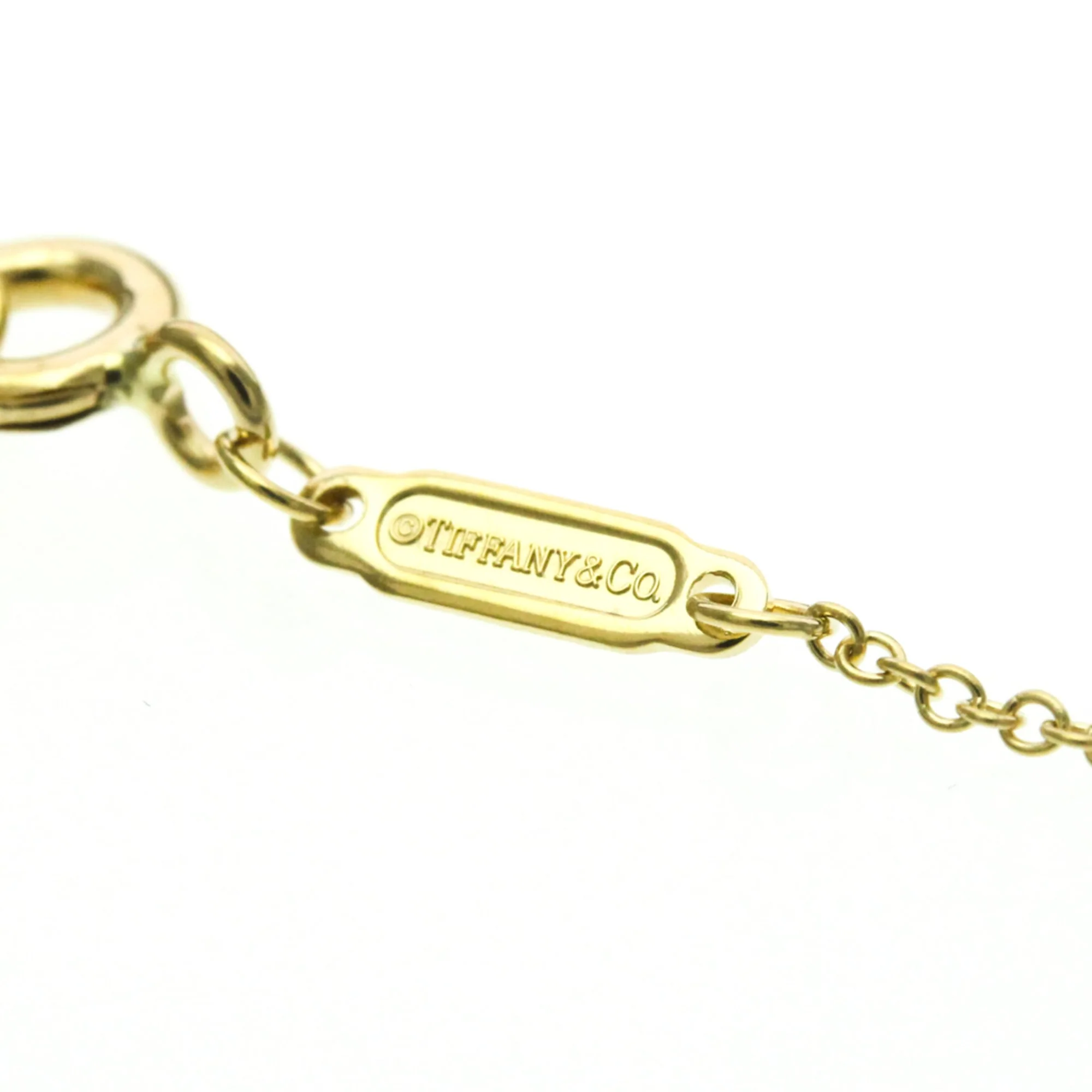 T Smile Pendant Necklace 18K Yellow Gold with Diamonds - Image 8