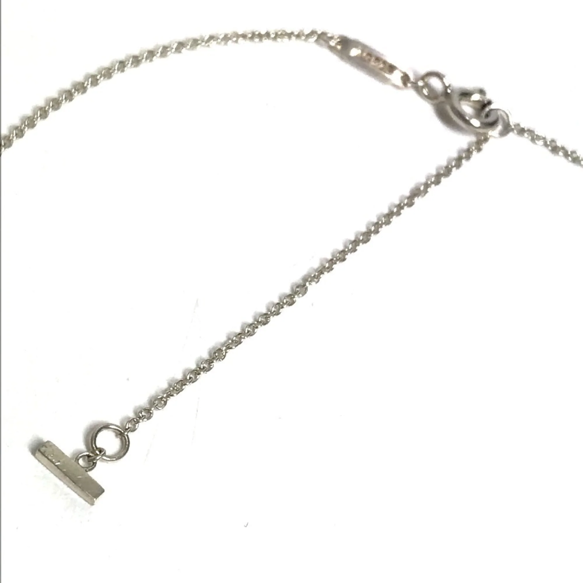 T Smile Pendant Necklace Sterling Silver - Image 4
