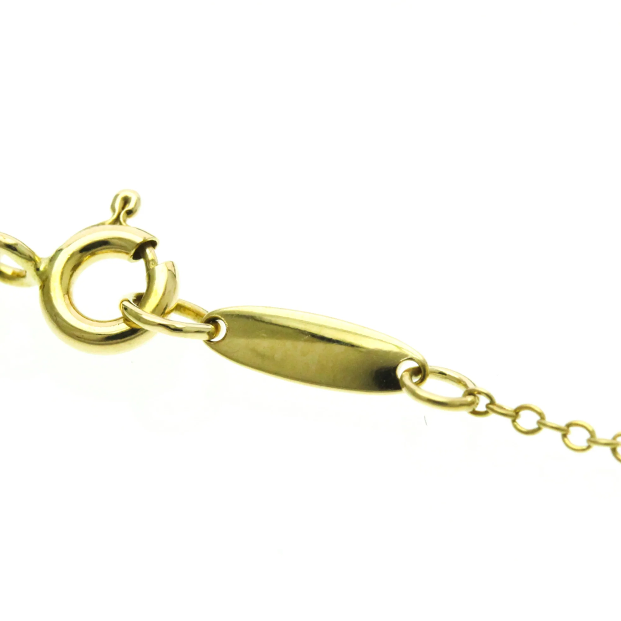 Teardrop Pendant Necklace 18K Yellow Gold - Image 7