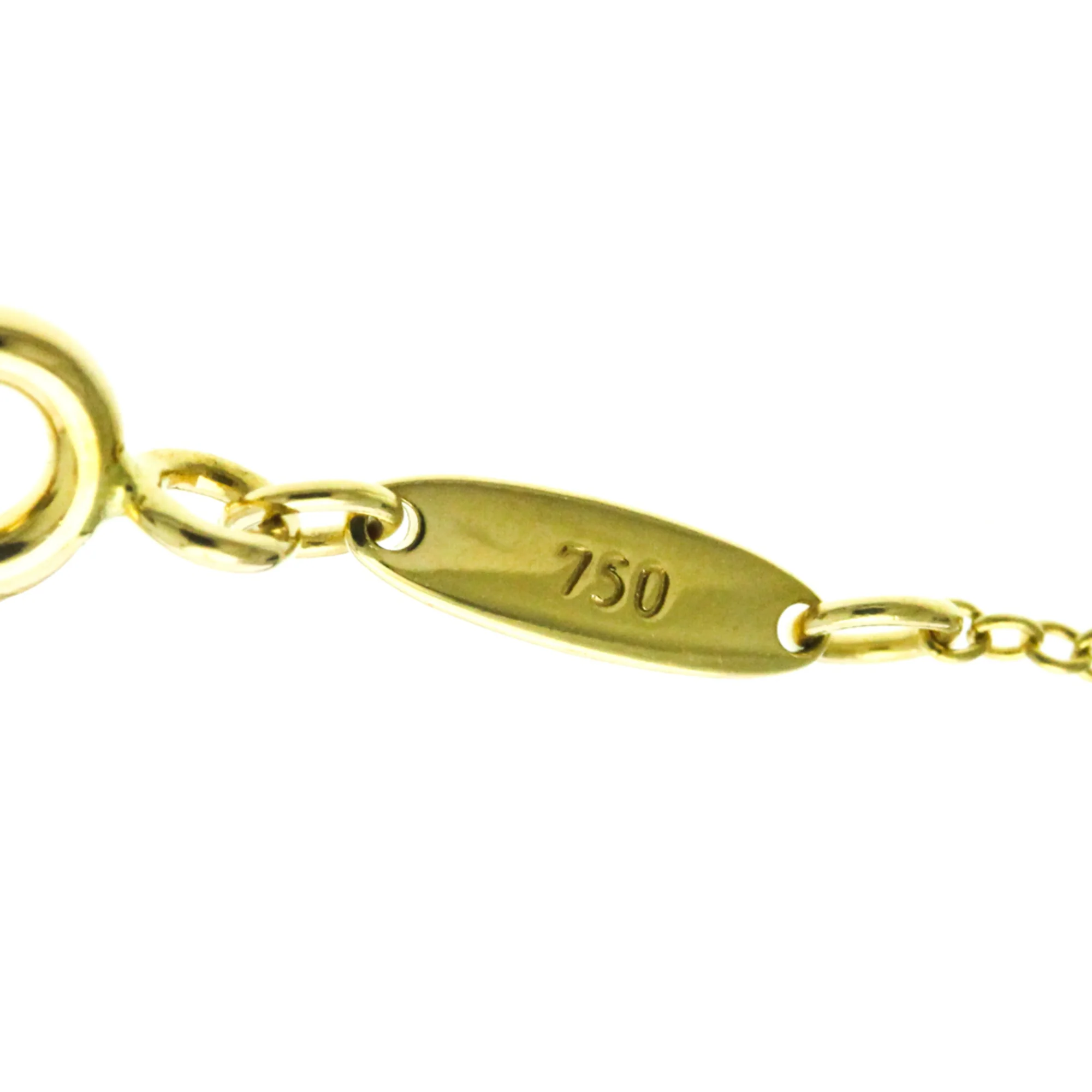 Teardrop Pendant Necklace 18K Yellow Gold - Image 8