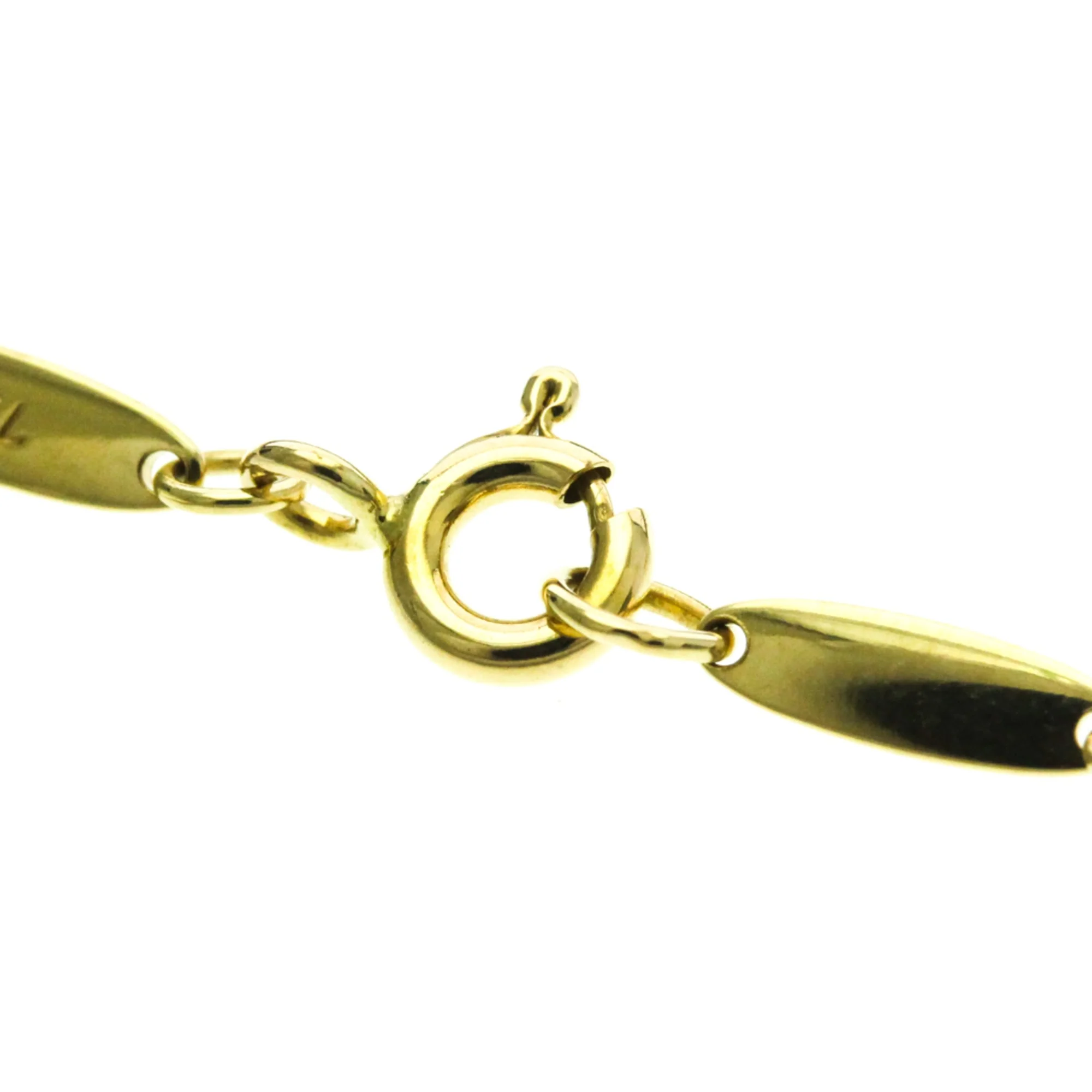 Teardrop Pendant Necklace 18K Yellow Gold - Image 9