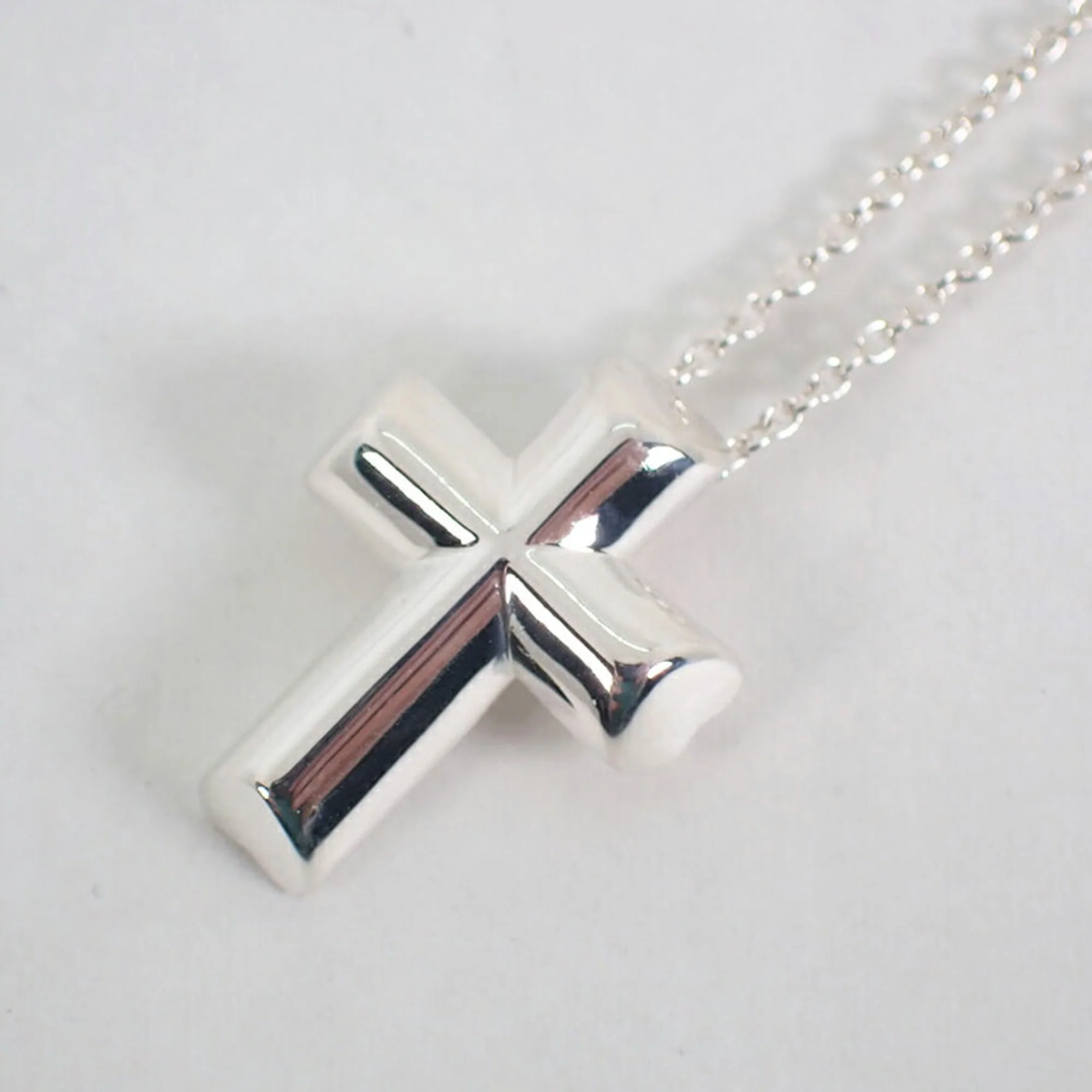 Tenderness Heart Cross Pendant Necklace Sterling Silver - Image 7